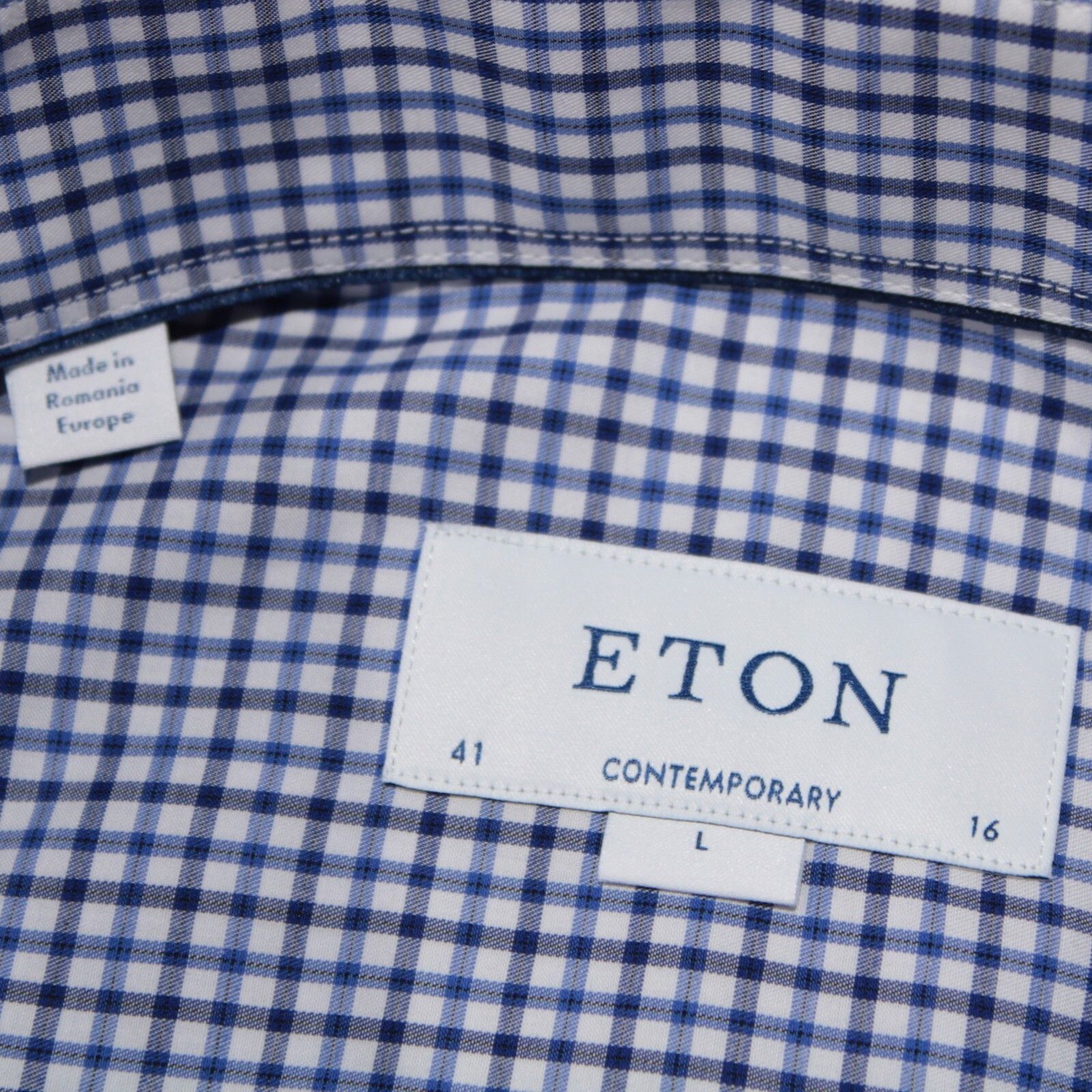 Eton Eton New with tags Shirt Size L US In Blue Size US L / EU 52-54 / 3 - 3 Thumbnail