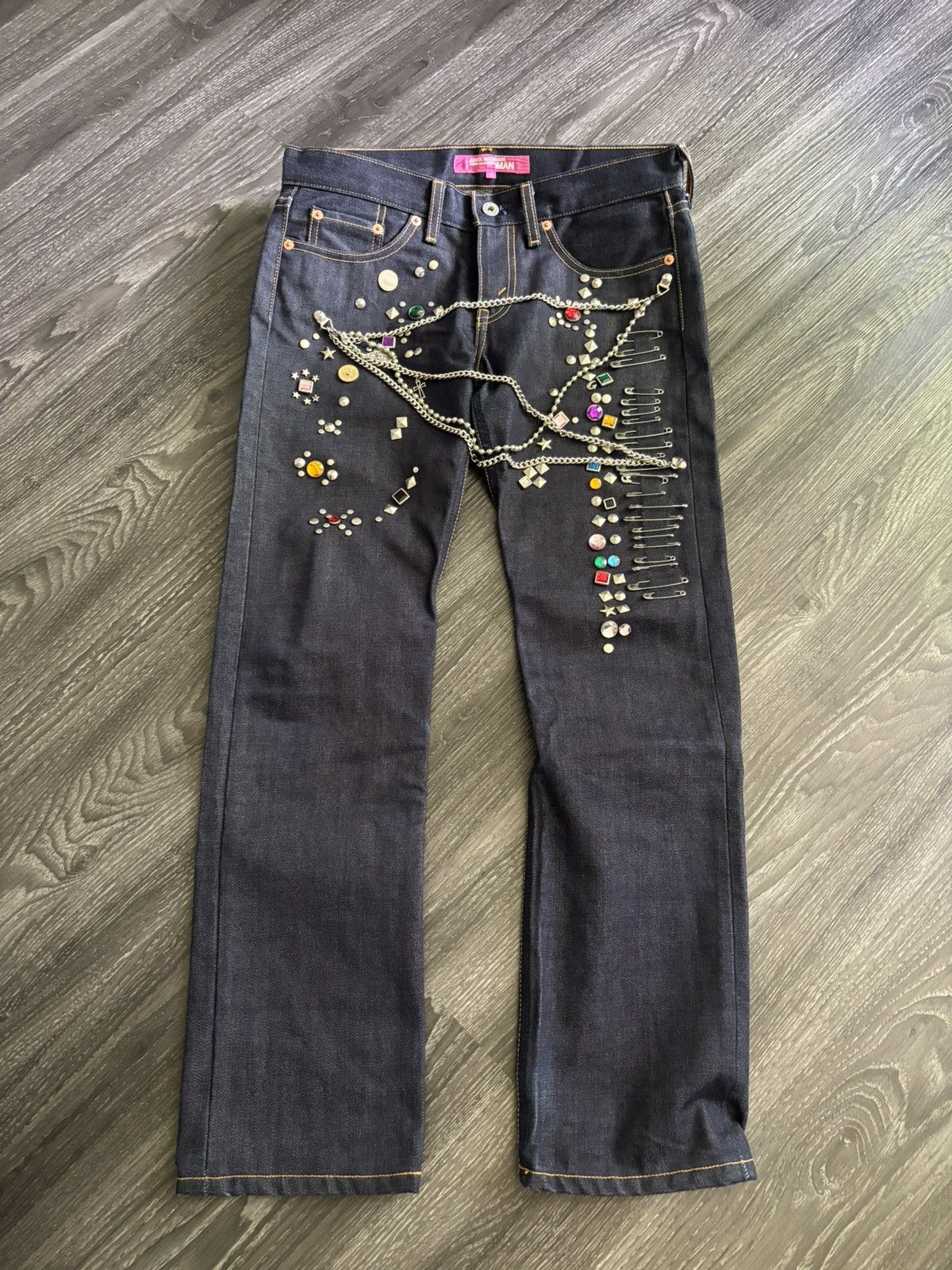 Junya Watanabe Junya Watanabe AW02 Jewel Denim Size US 30 / EU 46 - 1 Thumbnail
