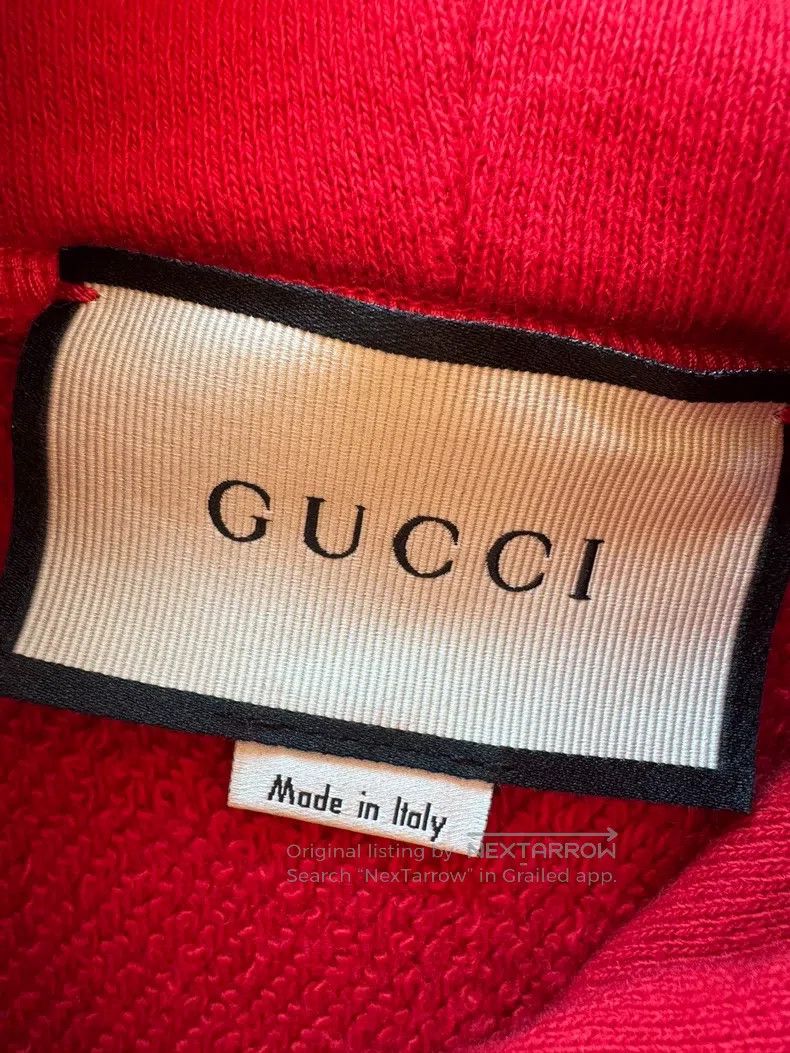 Gucci Gucci Red embroidered dragon hoodie Size US S / EU 44-46 / 1 - 3 Thumbnail