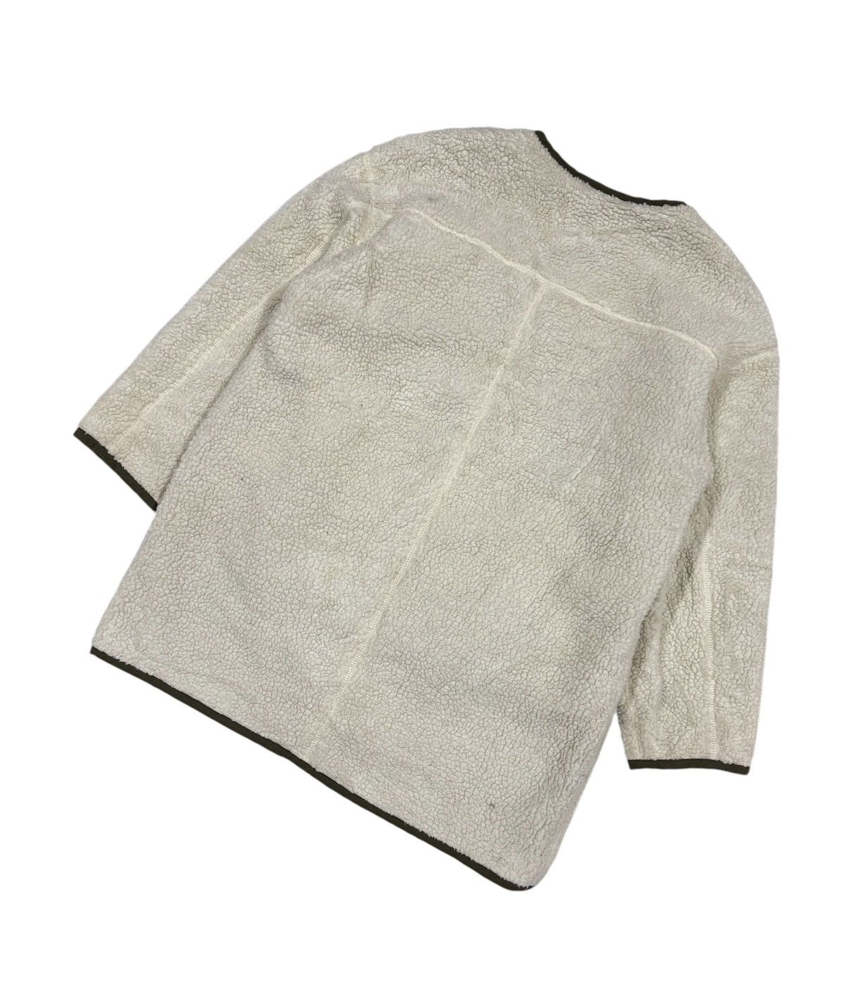 Beams Plus × Japanese Brand Vtg🔥Ray Beams Military Quilted Cardigan Reversible Sherpa Size US M / EU 48-50 / 2 - 24 Thumbnail