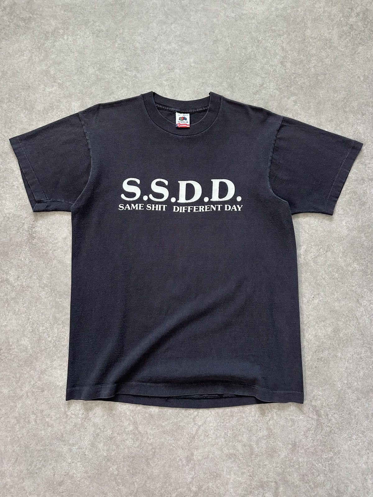Vintage Vintage Same Shit Different Day Shirt Dark Humor Punk Tee Size US L / EU 52-54 / 3 - 2 Thumbnail