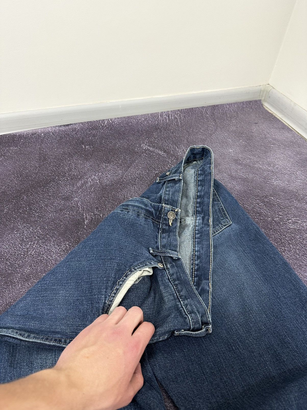 Dickies Vintage 90s Dickies USA Baggy Opium Faded Hype Work Jeans Size US 38 / EU 54 - 8 Thumbnail