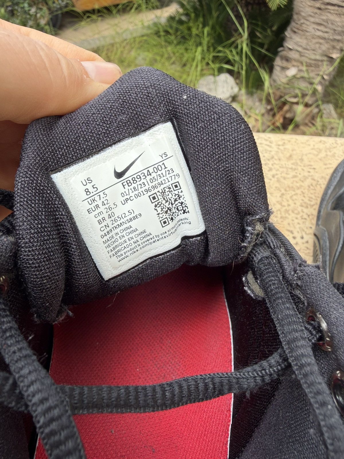 Nike × Supreme Nike x Supreme Air Zoom Courtposite Black Shoes Sbeakers Size US 8.5 / EU 41-42 - 12 Thumbnail