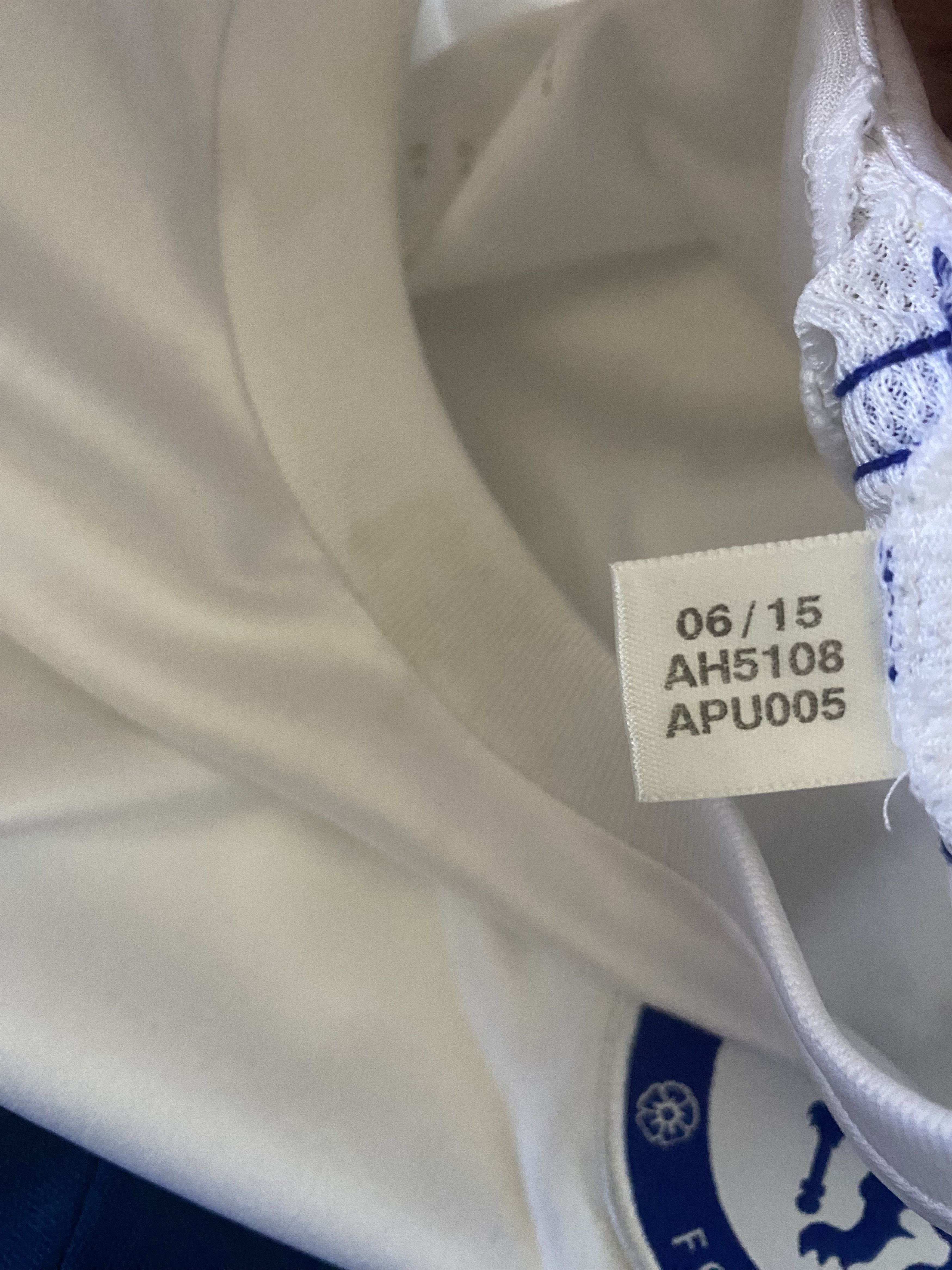 Adidas CHELSEA LONDON F.C. 2015 - 2016 - L - Adidas - UNIQUE Size US L / EU 52-54 / 3 - 7 Thumbnail