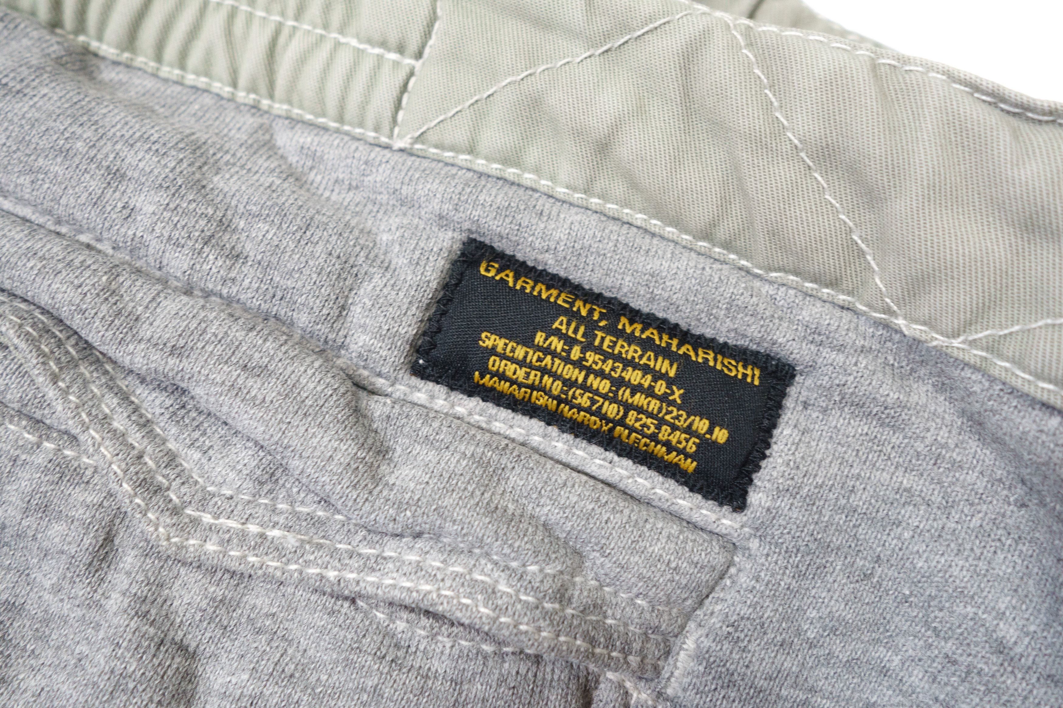 Maharishi 00s Marl Sweat Snap Sides Military Shorts Size US 32 / EU 48 - 8 Thumbnail