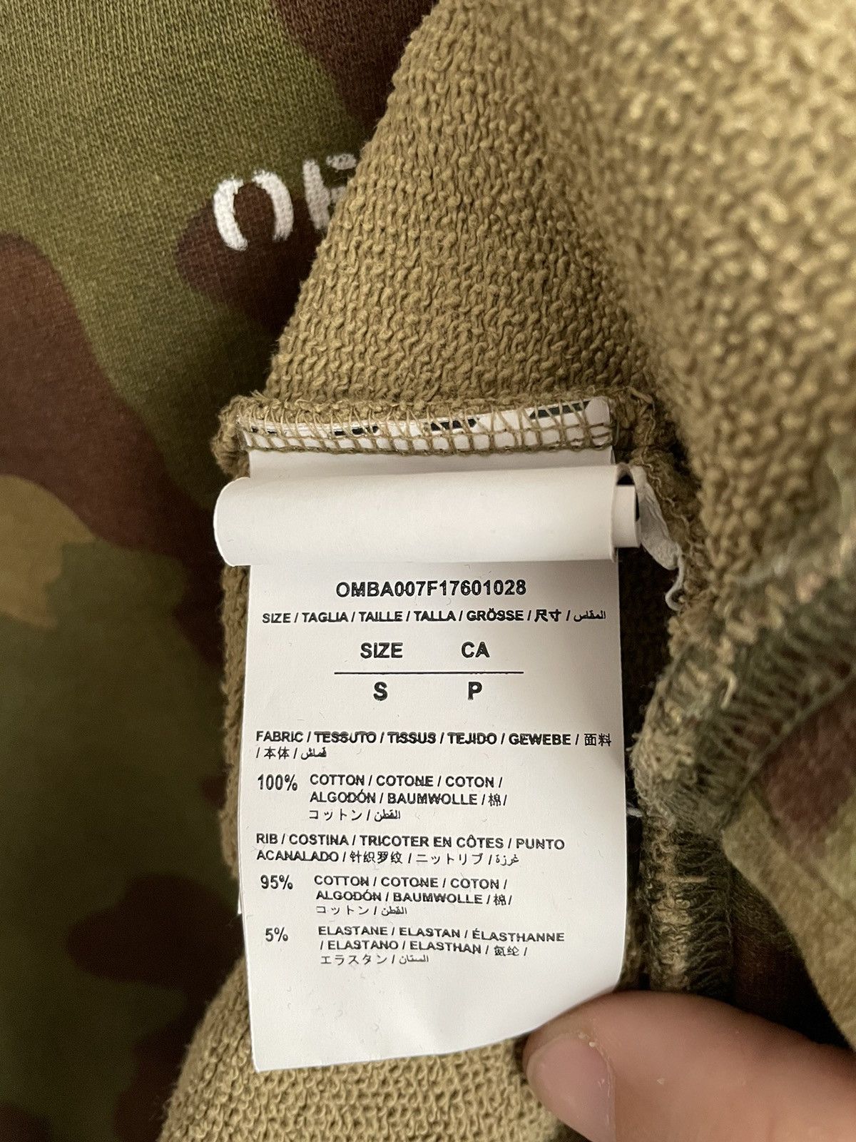 Off-White Off-White Oversized Camo Crewneck Arrow Jumper Sweatshirt 17 Size US S / EU 44-46 / 1 - 11 Thumbnail