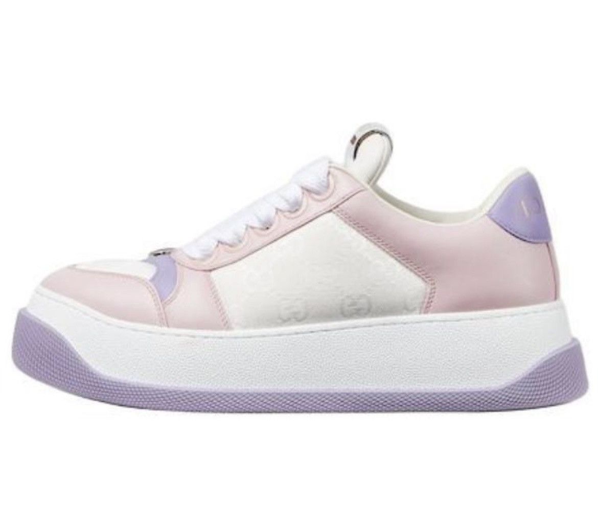 Gucci Gucci Original GG Logo Screener Low Top Skateboard Sneaker Size US 7.5 / IT 37.5 - 4 Thumbnail