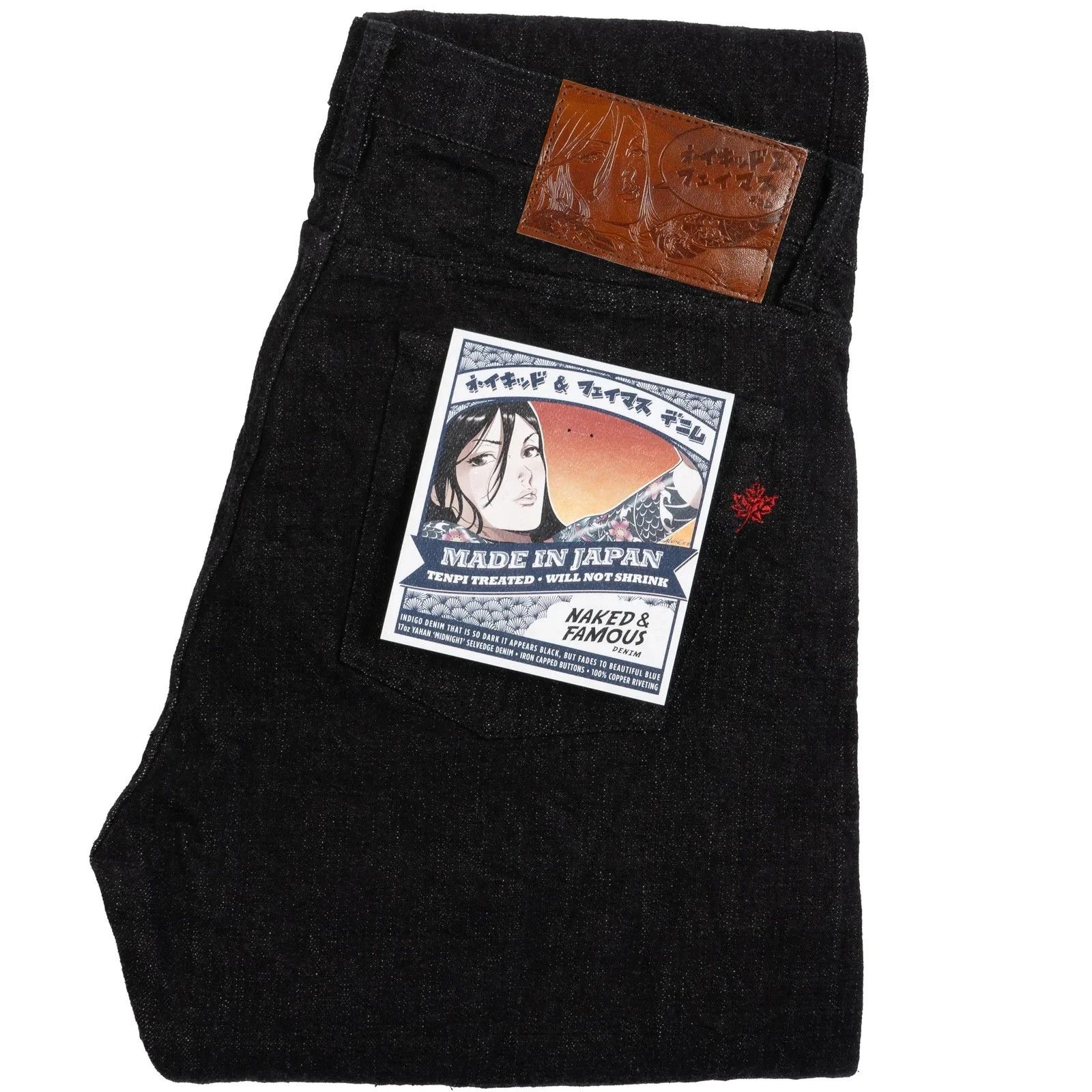 Naked & Famous Made in Japan MIJ7 Yahan Midnight Weird Guy Selvedge Denim Size US 34 / EU 50 - 11 Thumbnail
