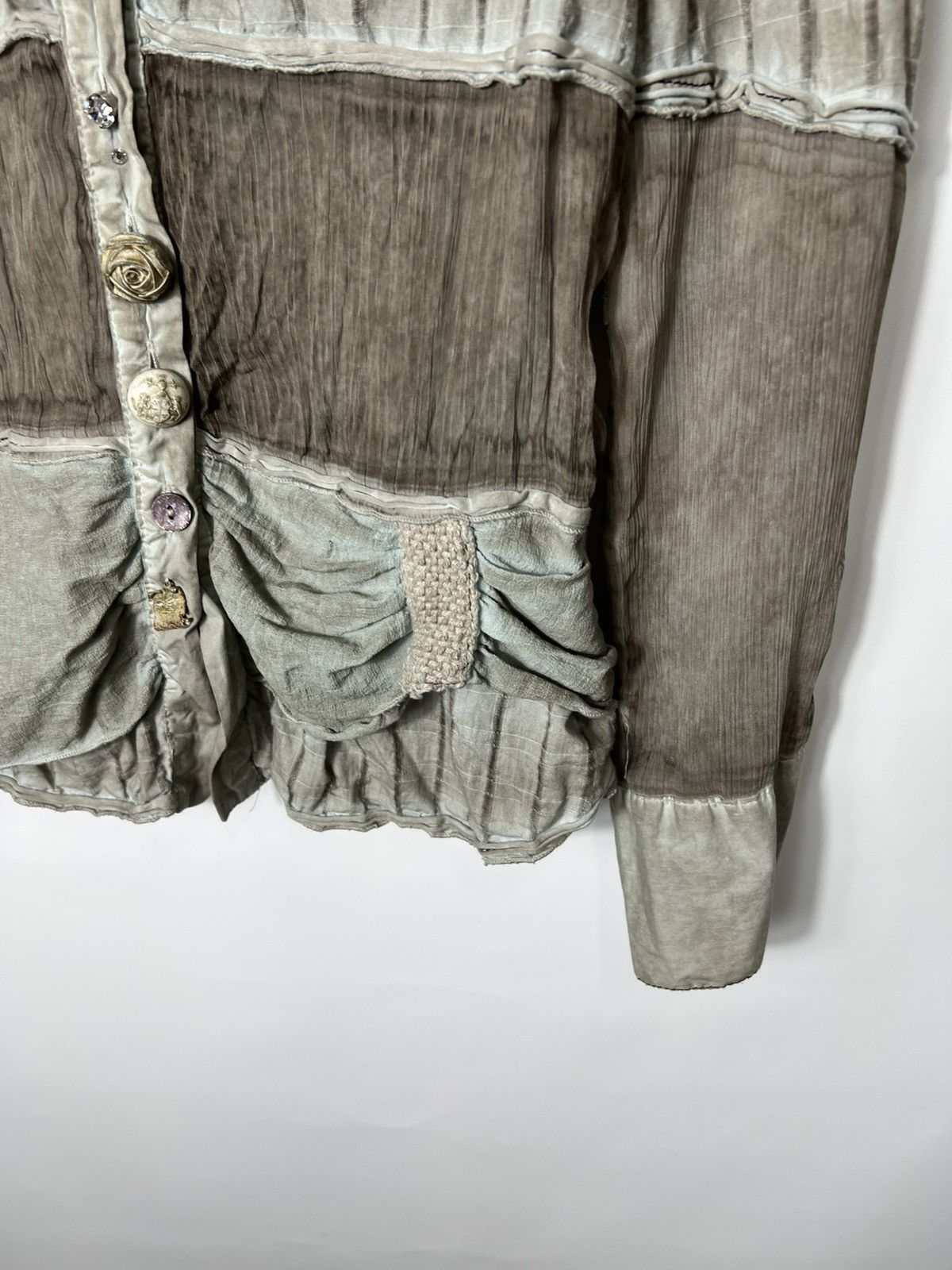 Elisa Cavaletti Vintage Avant Garde Luxury Designer Elisa Cavaletti Shirt Size M / US 6-8 / IT 42-44 - 2 Thumbnail