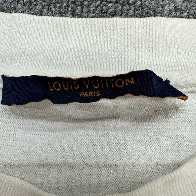 Louis Vuitton Louis Vuitton Long Sleeve White TShirt-2506 Size US M / EU 48-50 / 2 - 3 Thumbnail