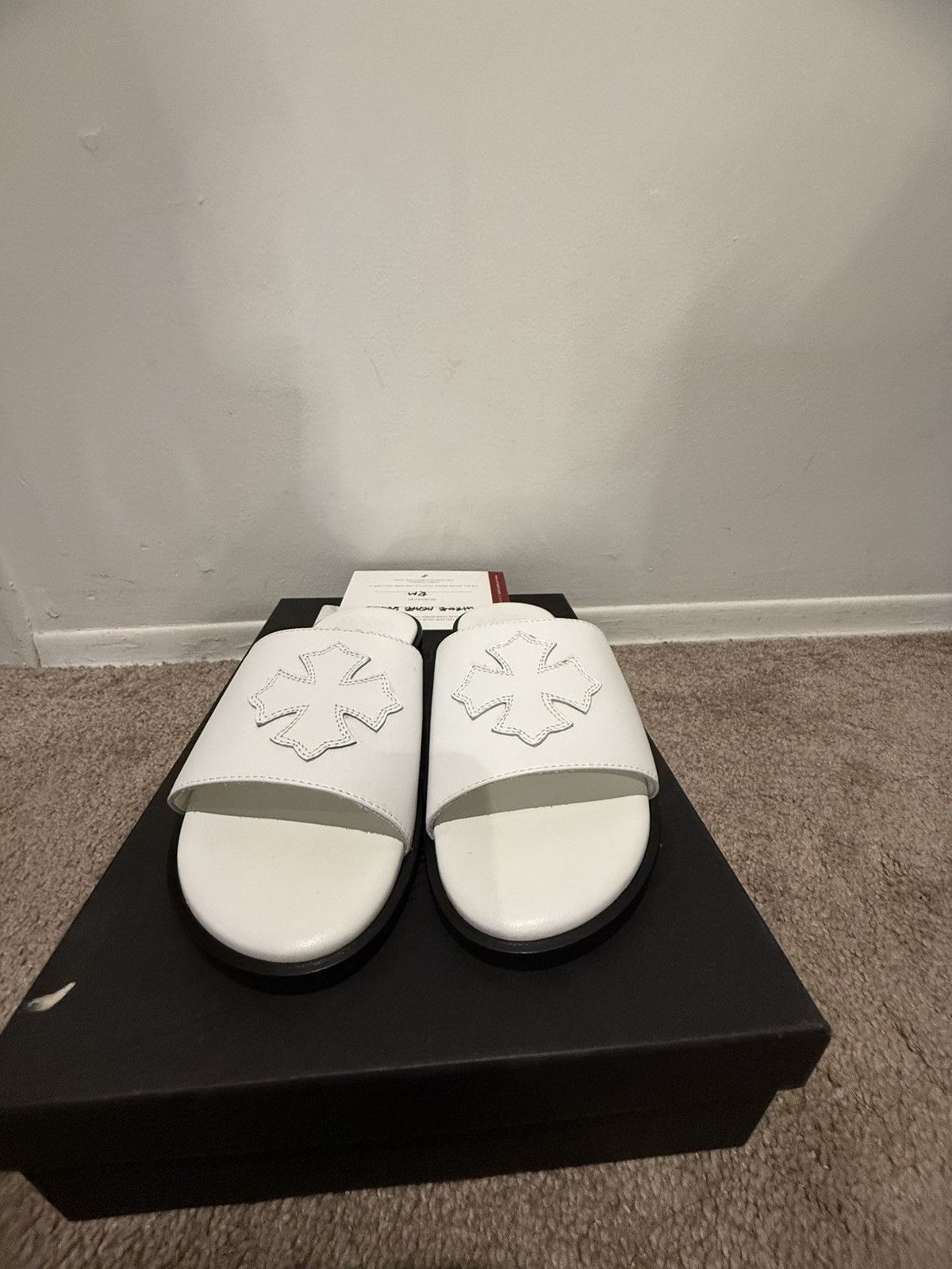 Chrome Hearts Chrome hearts pool slides size 9 US women EU 39 Size US 9 / IT 39 - 1 Thumbnail