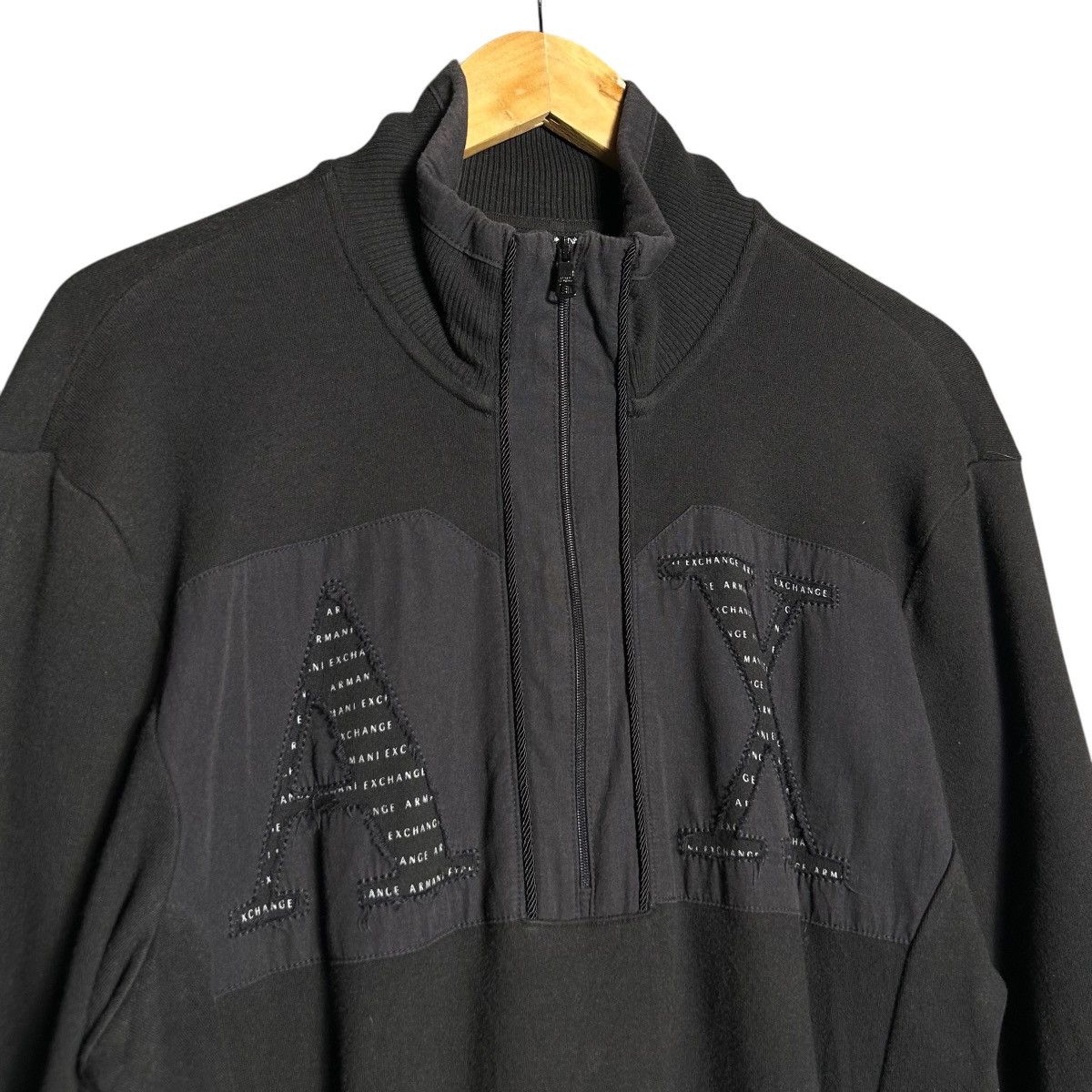 Armani Exchange Armani Exchange Big Logo Sweatshirt Size L / US 10 / IT 46 - 3 Thumbnail
