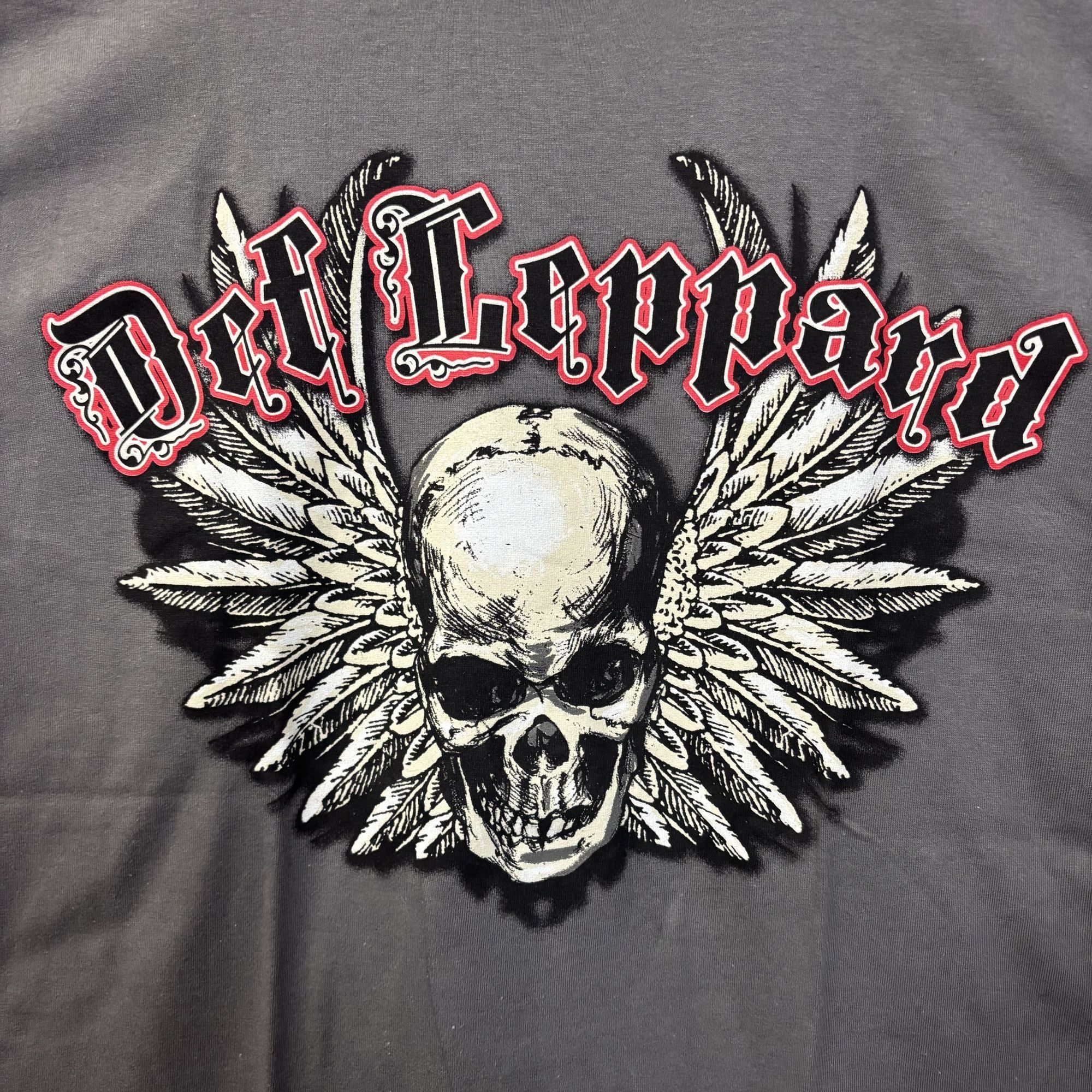 Def Leppard Def Leppard Winged Skill Graphic Gray T-Shirt XL Size US XL / EU 56 / 4 - 2 Thumbnail