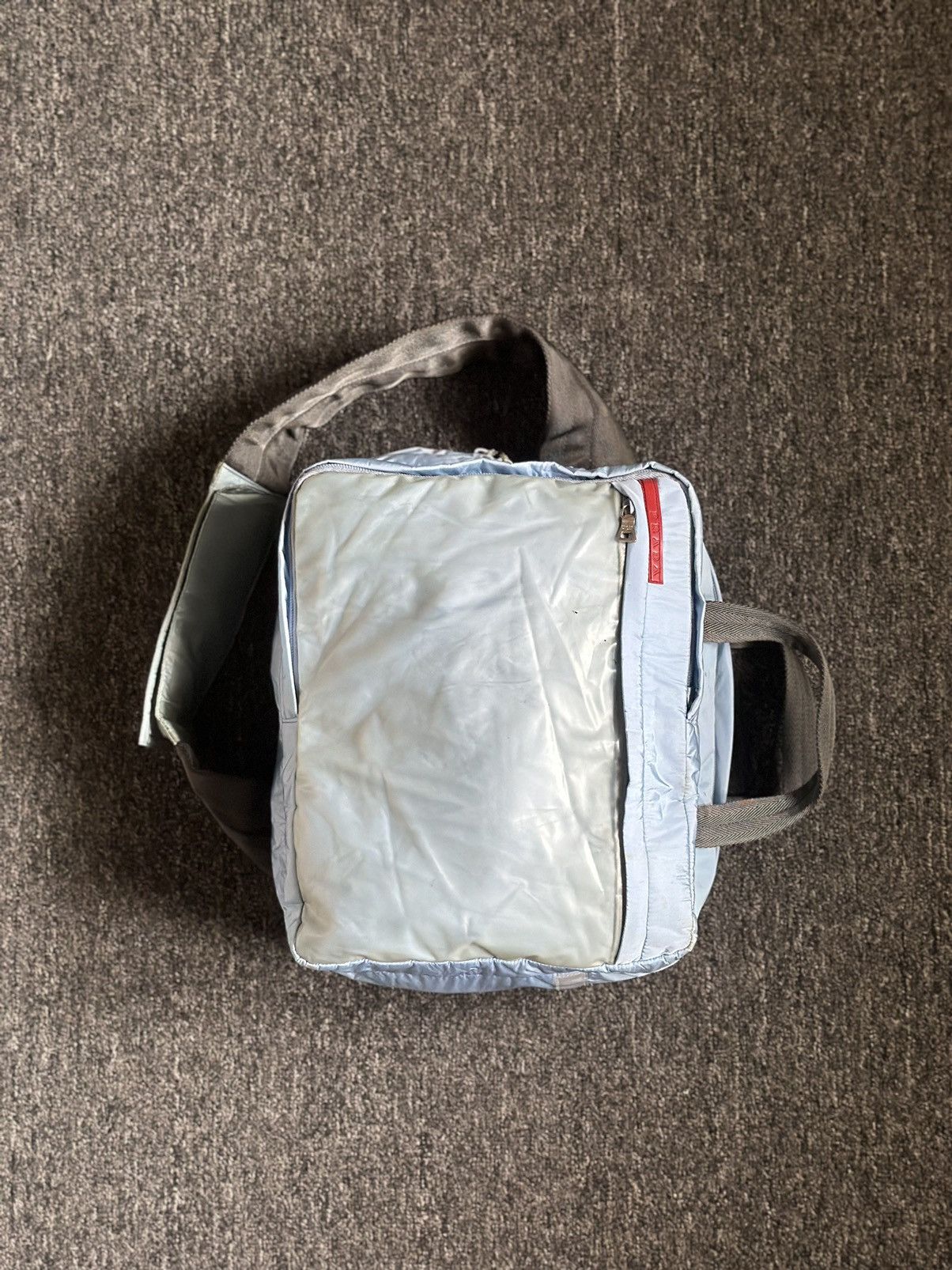 Authentic Prada 2 Way Handcarry/crossbody Bag in Blue, Men's