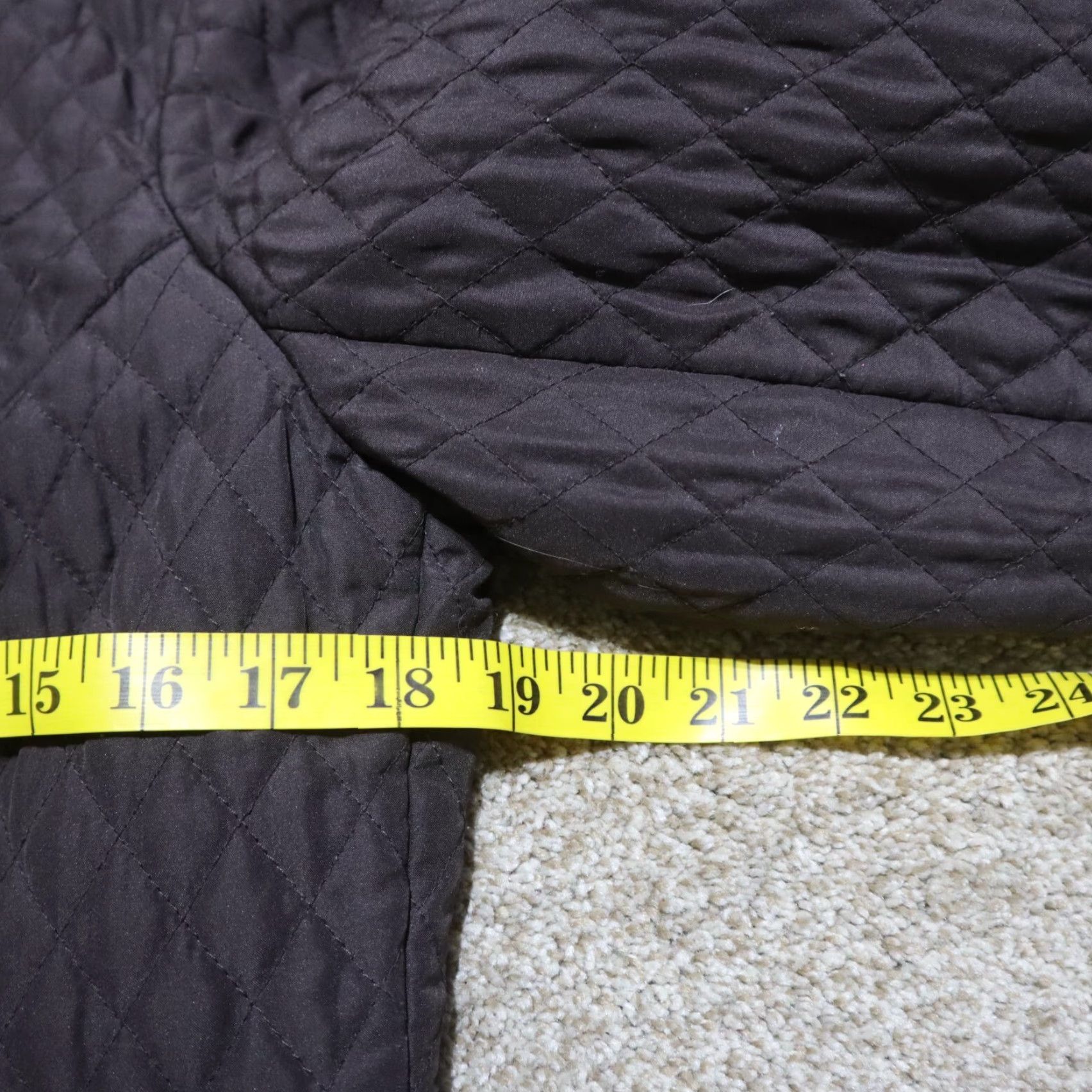 Vintage Kim Rogers Jacket Women M Brown Quilted Button Up Mid-Length Polyester Blended Fabric All Seasons Fall Spring Summer Winter Jacket Women Size M / US 6-8 / IT 42-44 - 6 Thumbnail
