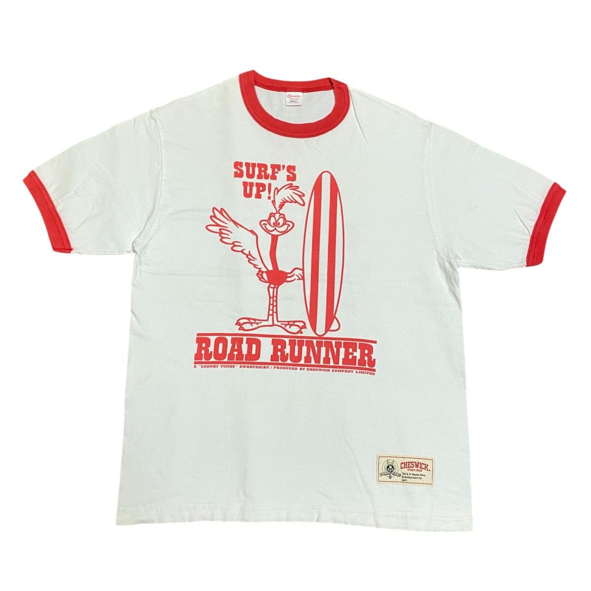 Sugar Cane × Vintage Vintage Cheswick's Road Runner by Sugar Cane Ringer Tee Size US S / EU 44-46 / 1 - 1 Thumbnail