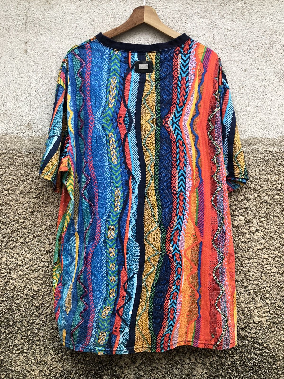 Coogi Coogi Australia Multicolor Tshirt Vibrant Abstract Size US XXL / EU 58 / 5 - 2 Thumbnail