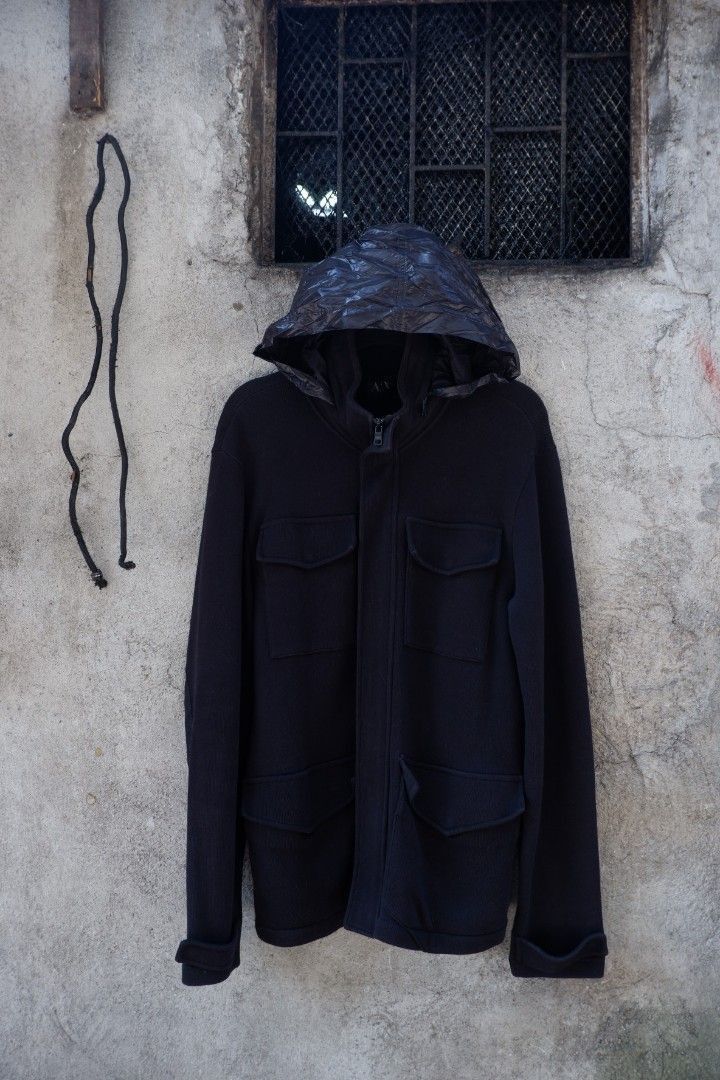 Armani Exchange A|X Armani Exchange 4-pocket field jacket/ foldable hood Size US L / EU 52-54 / 3 - 1 Thumbnail
