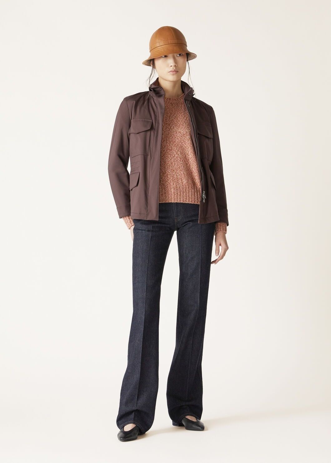 Loro Piana o1w1db10825 FAO6209 Mastallone Crewneck Sweater in Brown Size S / US 4 / IT 40 - 2 Thumbnail
