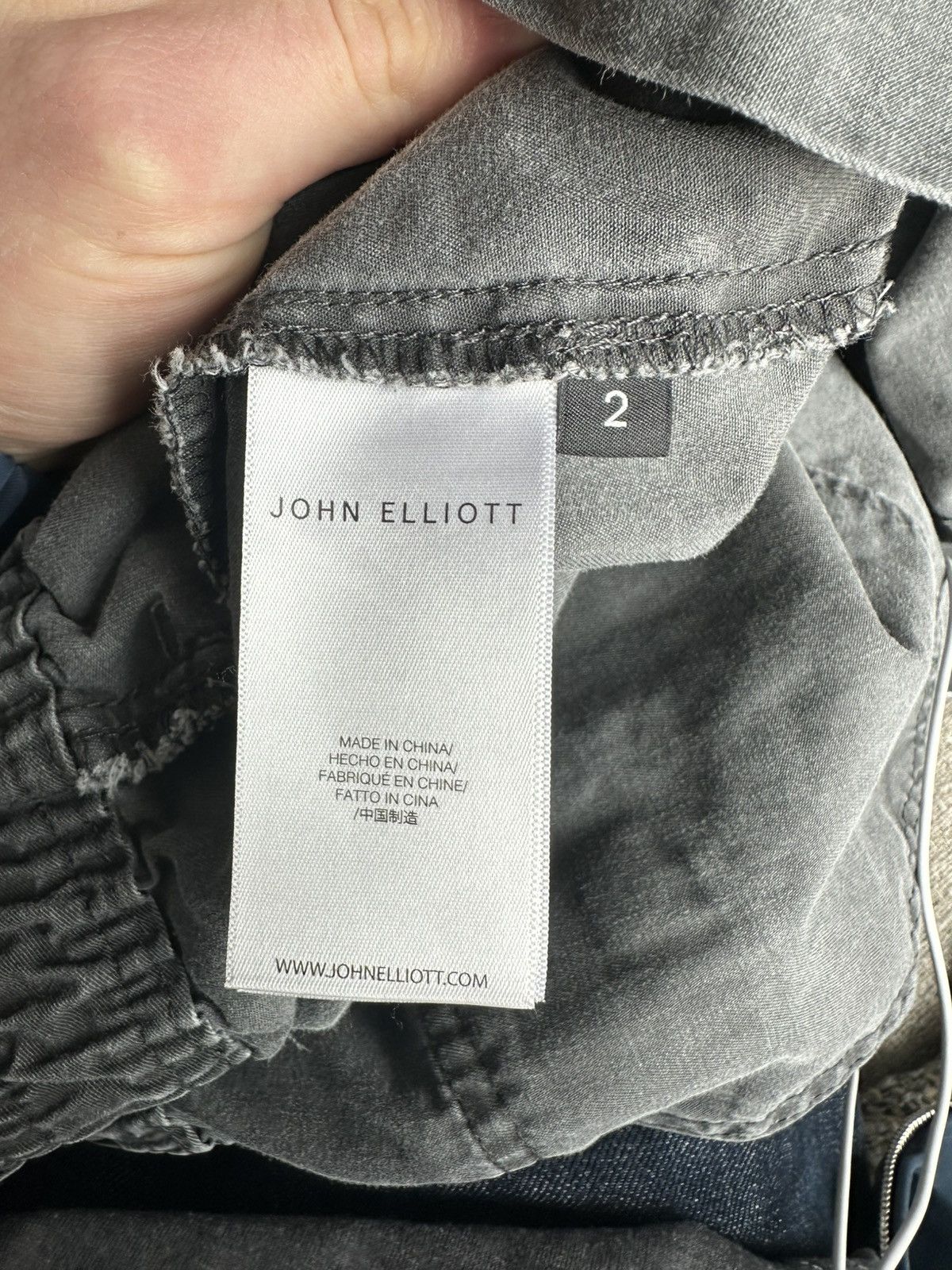 John Elliott John Elliott Grey Cargo Pants Size US 32 / EU 48 - 4 Thumbnail