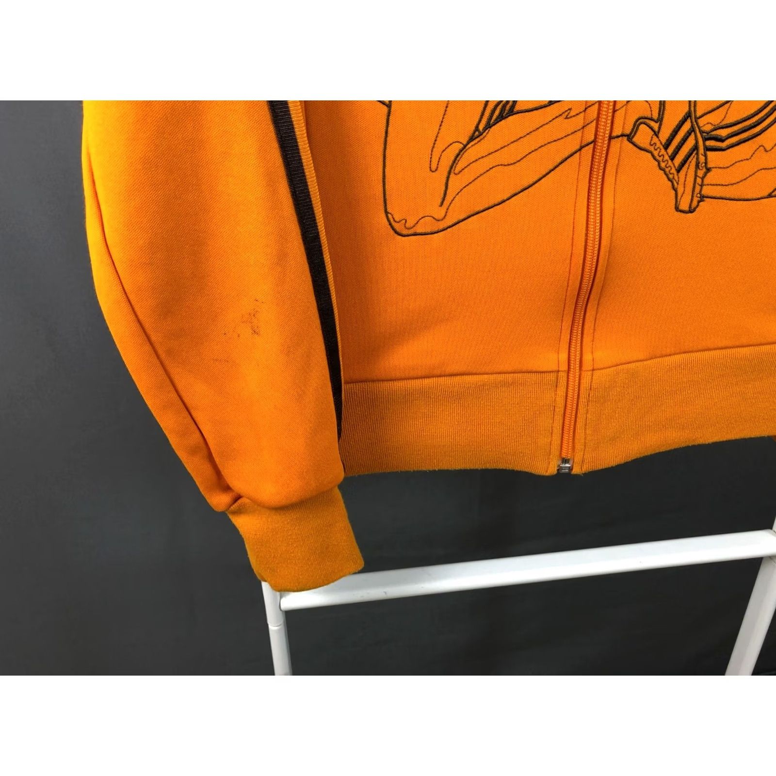 Adidas adidas Zip Track Jacket Cotton Blend Men Size S Yellow Jacket Size US S / EU 44-46 / 1 - 6 Thumbnail