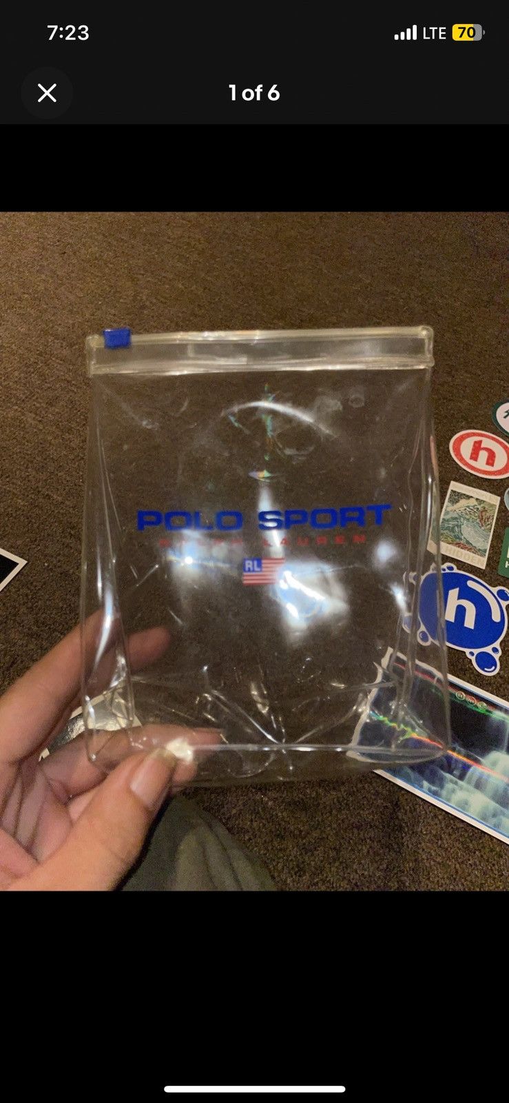 Polo Ralph Lauren Ralph Lauren Polo Sport clear zipper travel bag vintage Size ONE SIZE - 1 Thumbnail