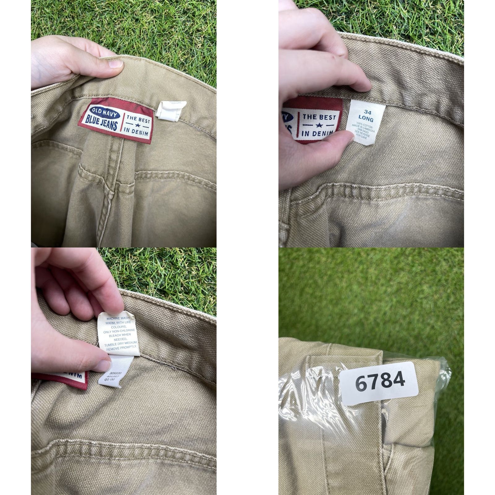 Old Navy Old Navy Jeans Pants Mens 36 Long Canvas Carhartt B17 Distressed 5-Pocket Flat Front Baggy Tapered 36x33 Blue 100% Cotton Regular Mens Size US 36 / EU 52 - 10 Thumbnail