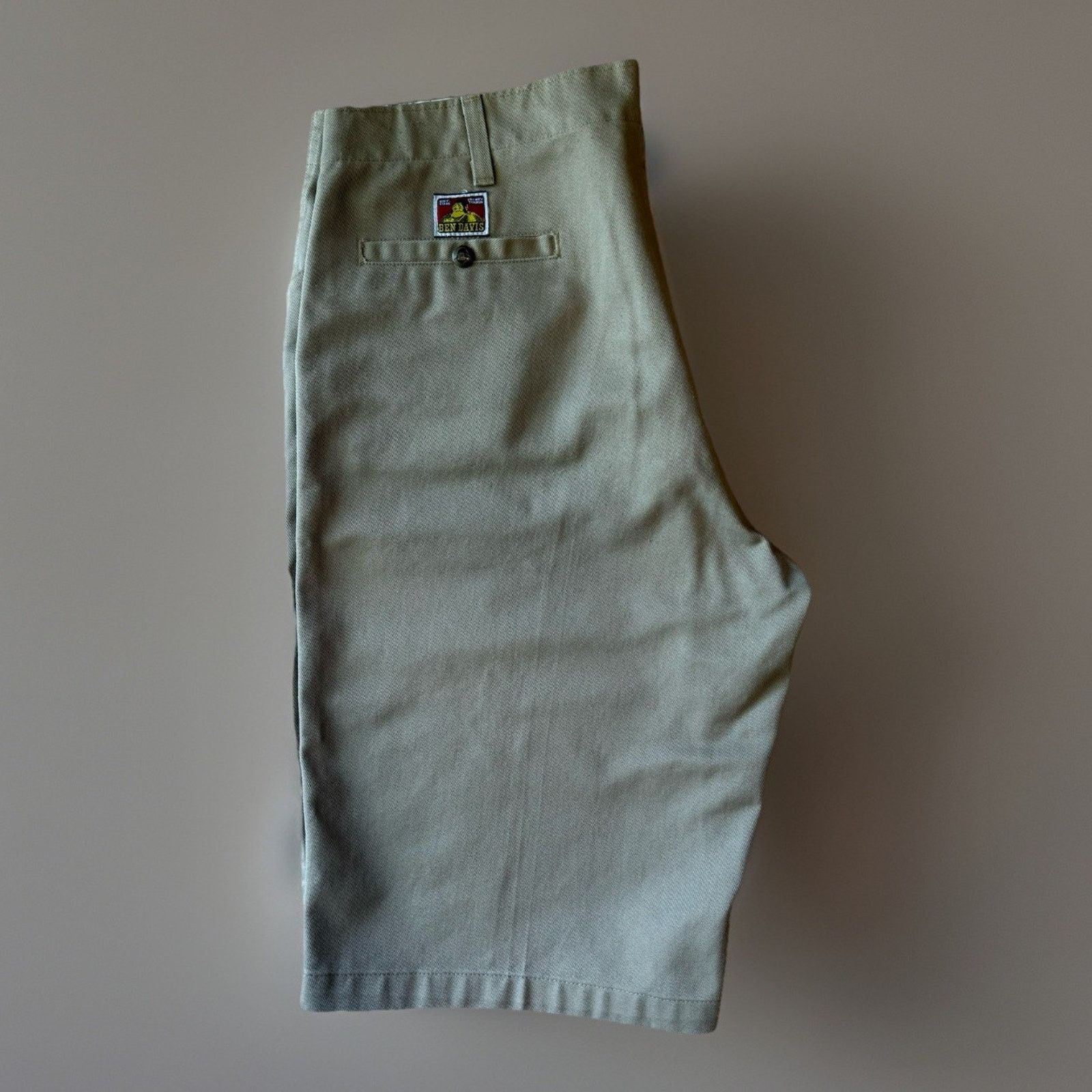 Ben Davis × Vintage Vintage Ben Davis Shorts 38 Khaki 90 Chino Workwear Size US 38 / EU 54 - 1 Thumbnail