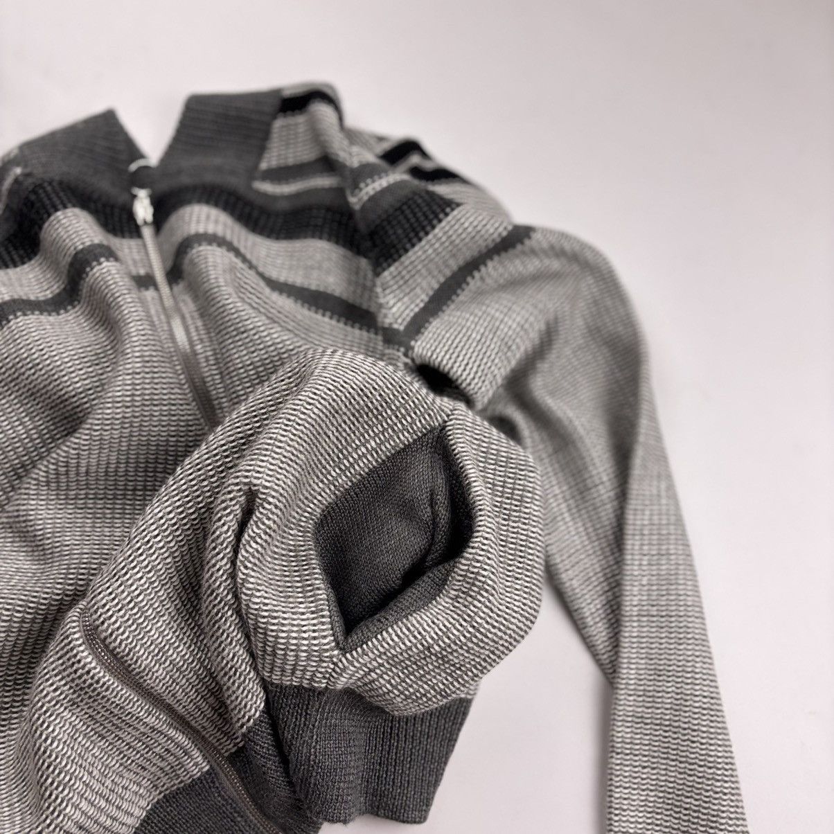 Kris Van Assche Kris Van Assche Merino Wool Zip Sweater Size US S / EU 44-46 / 1 - 8 Thumbnail