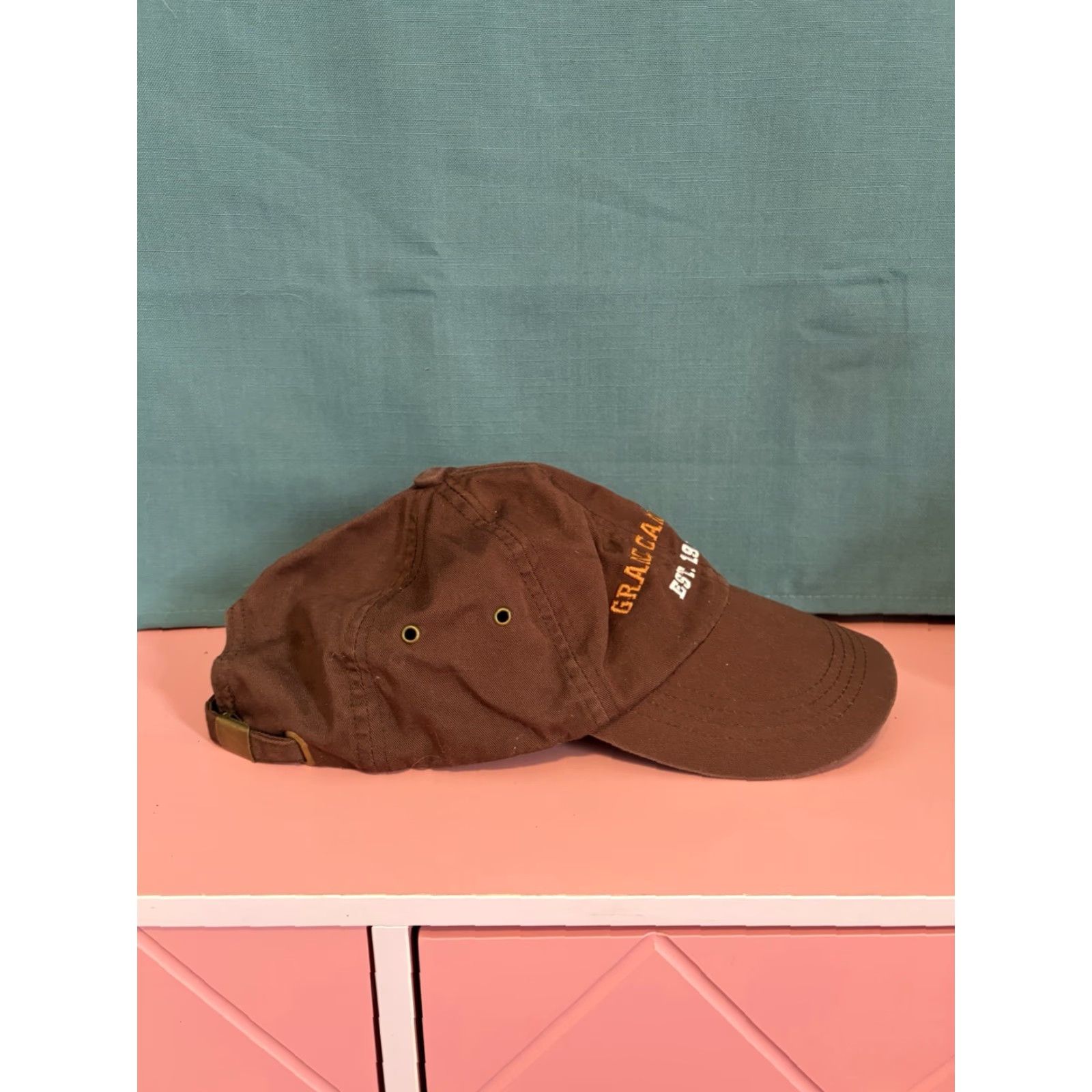 Vintage Men's Grand Canyon Adjustable Embroidered Logo Brown Size ONE SIZE - 4 Thumbnail
