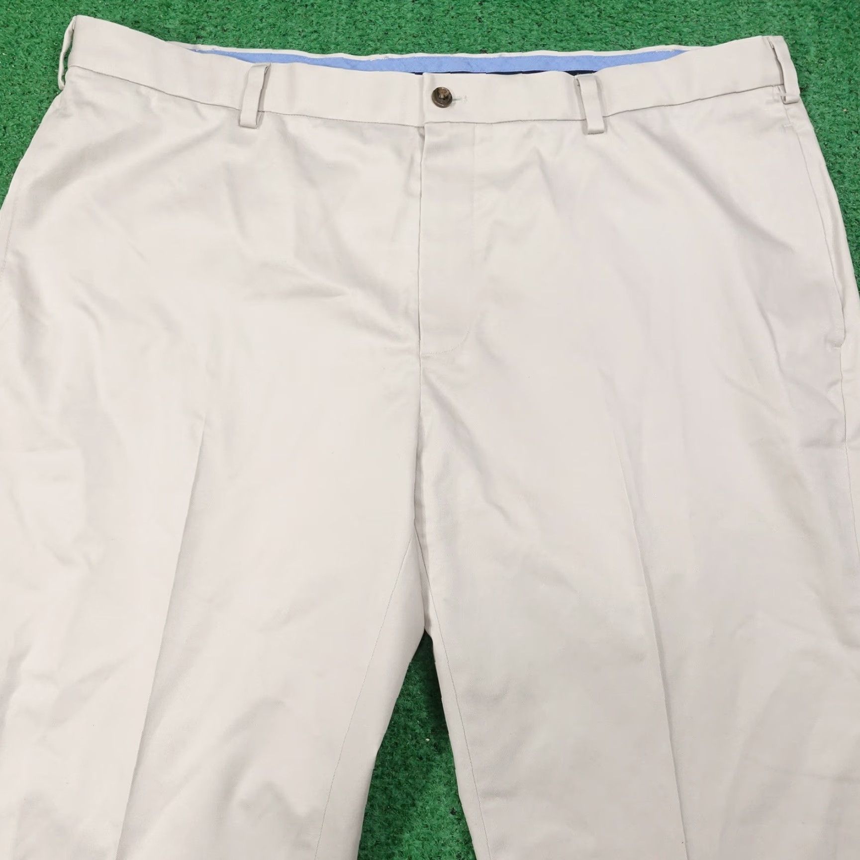 Brooks Brothers Brooks Brothers Pants Mens Chino Regular 42x30 Beige Lightweight Stretch Flat Front Business Casual Size US 42 / EU 58 - 2 Thumbnail