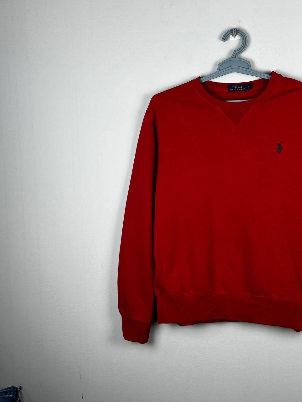 Polo Ralph Lauren Vintage Polo Ralph Lauren Red Sweatshirt Size US L / EU 52-54 / 3 - 3 Thumbnail