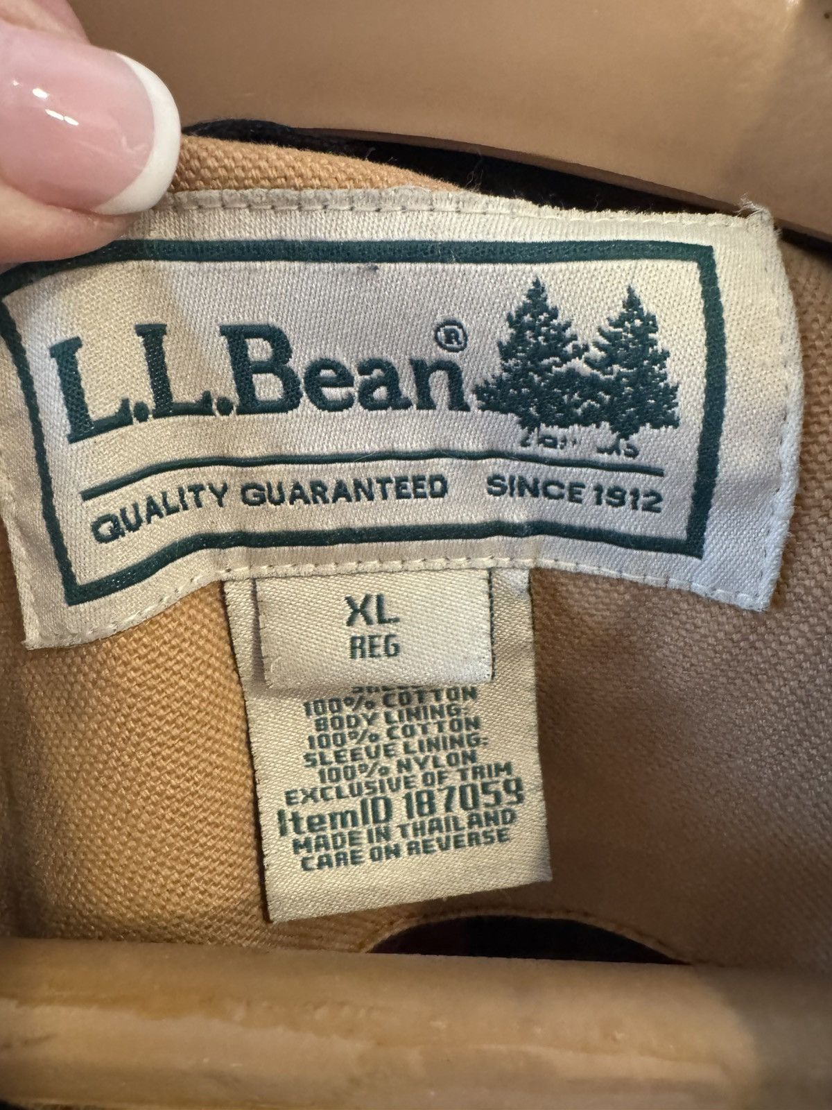 L.L. Bean LL Bean Field Coat (Barn Coat) Men's XL Made in USA Cotton Size US XL / EU 56 / 4 - 11 Thumbnail