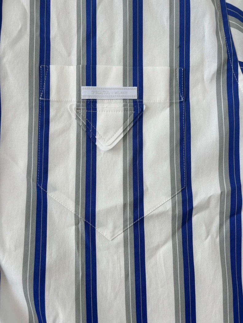 Prada Prada Stitched Cuban collar vacation shirt Size US XS / EU 42 / 0 - 3 Thumbnail