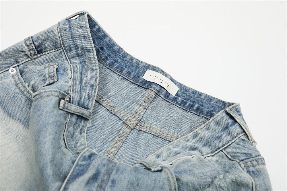 Japanese Brand × Jean Men's vintage American washed ripped jeans Size US 32 / EU 48 - 5 Thumbnail