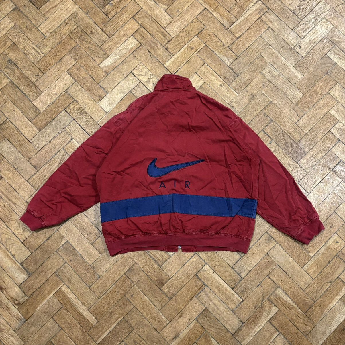 Vintage Vintage Nike Track Jacket Big Swoosh Red Y2K USA Size US L / EU 52-54 / 3 - 4 Thumbnail