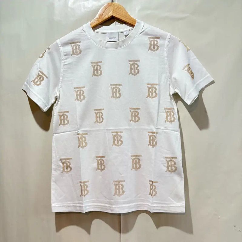 Burberry Burberry White Cotton Short Sleeve T-Shirt Size XXS / US 00 / IT 34 - 1 Thumbnail