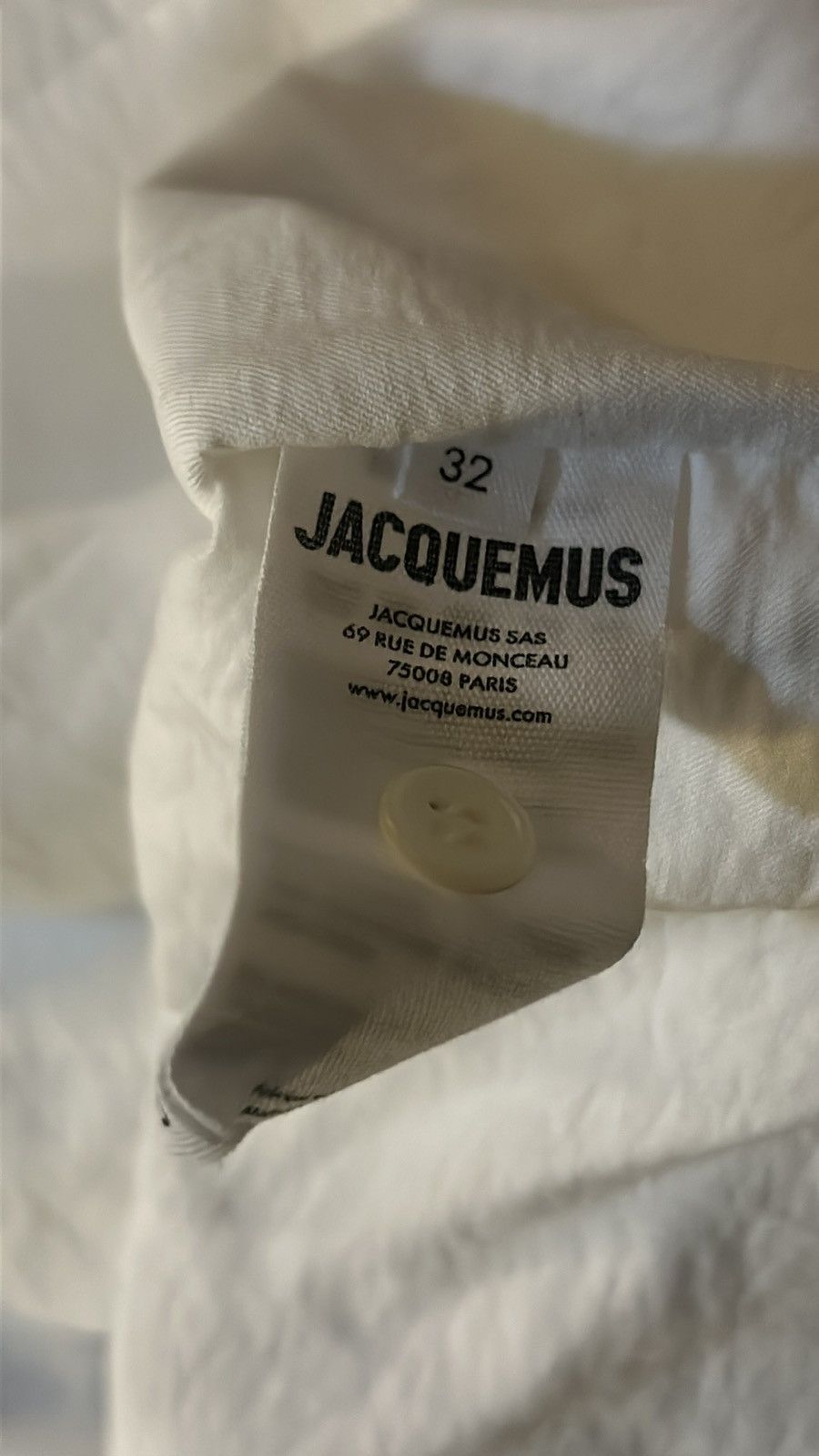 Jacquemus JACQUEMUS Bahia Brodée Twist-front Embellished Twill Dress Size XXS / US 00 / IT 34 - 8 Thumbnail