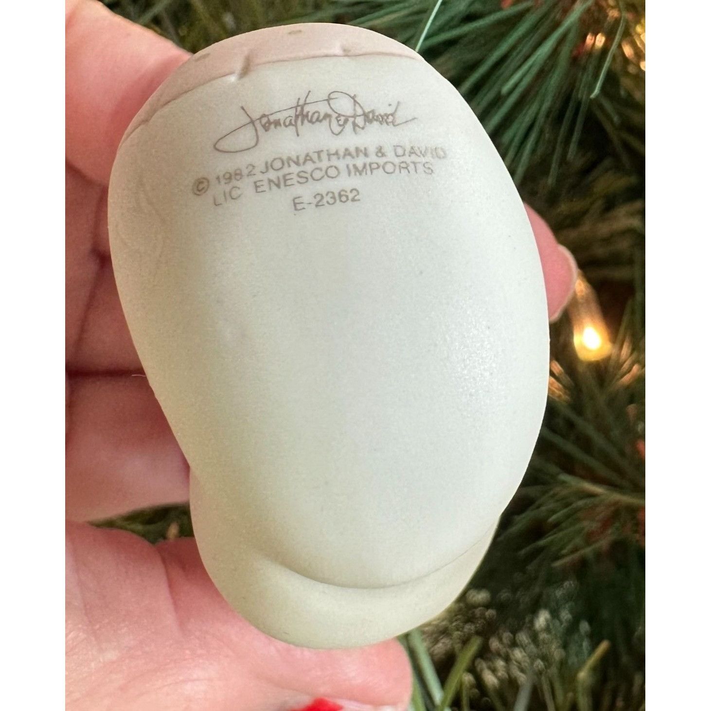 Vintage Vtg1982 Precious Moments Babys First Christmas Tree Ornament Size ONE SIZE - 9 Thumbnail