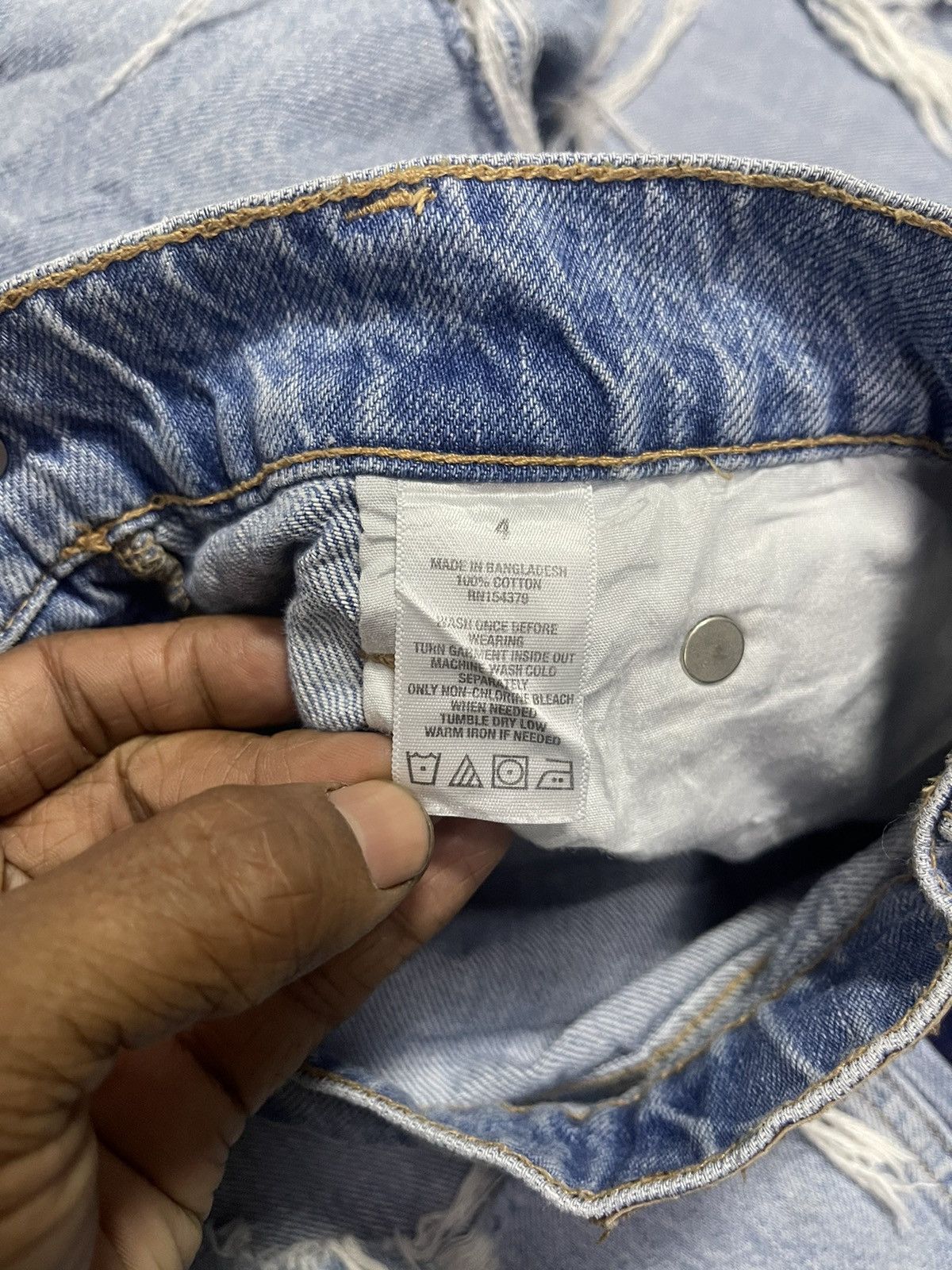 Aeropostale Aeropostale Distressed Jeans (14) Size 29" - 4 Thumbnail
