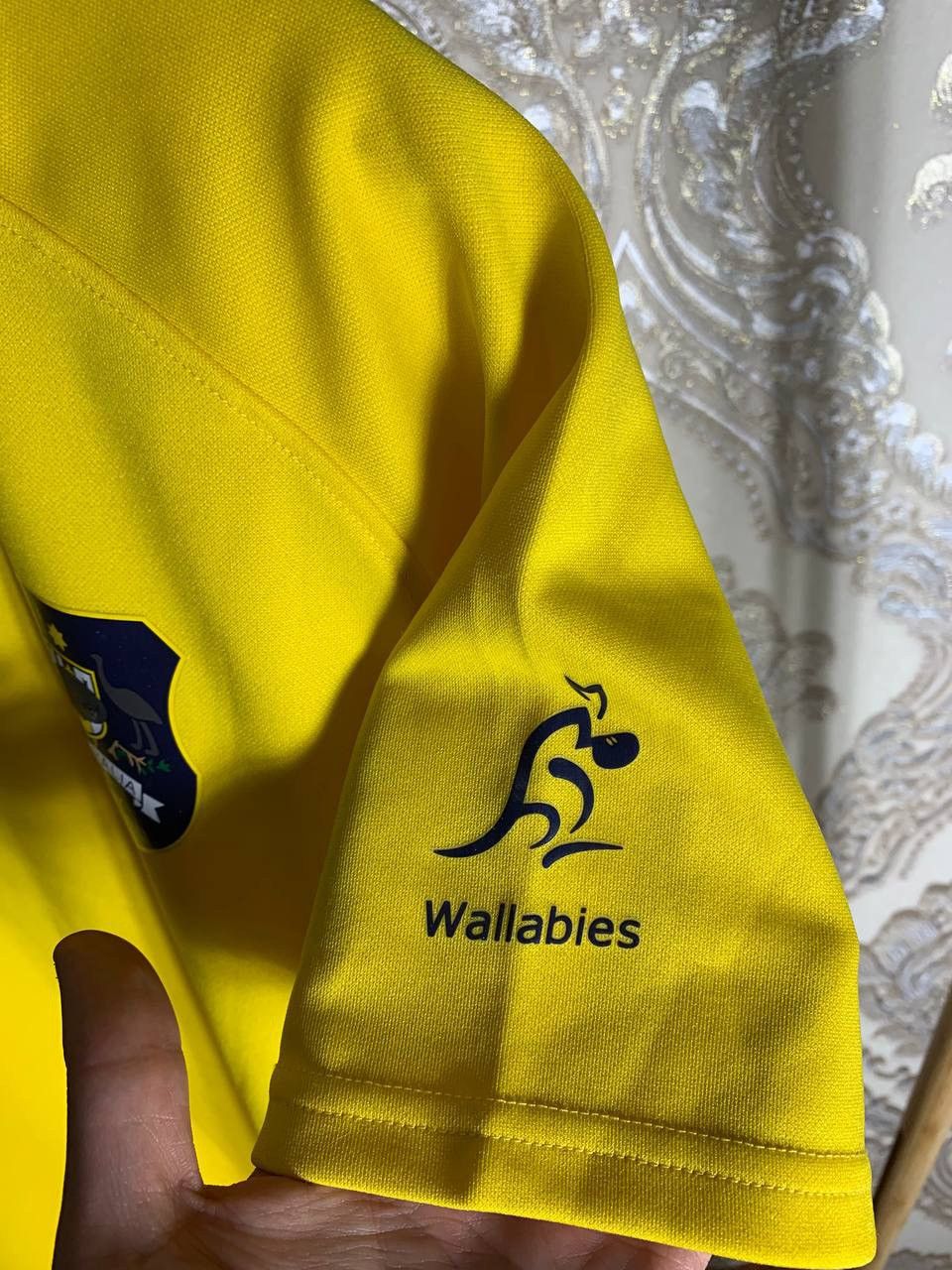 Asics × Canterbury of New Zealand ASICS AUSTRALIA WALLABY WORLD CUP 2015 RUGBY JERSEY RARE Y2K Size US L / EU 52-54 / 3 - 6 Thumbnail