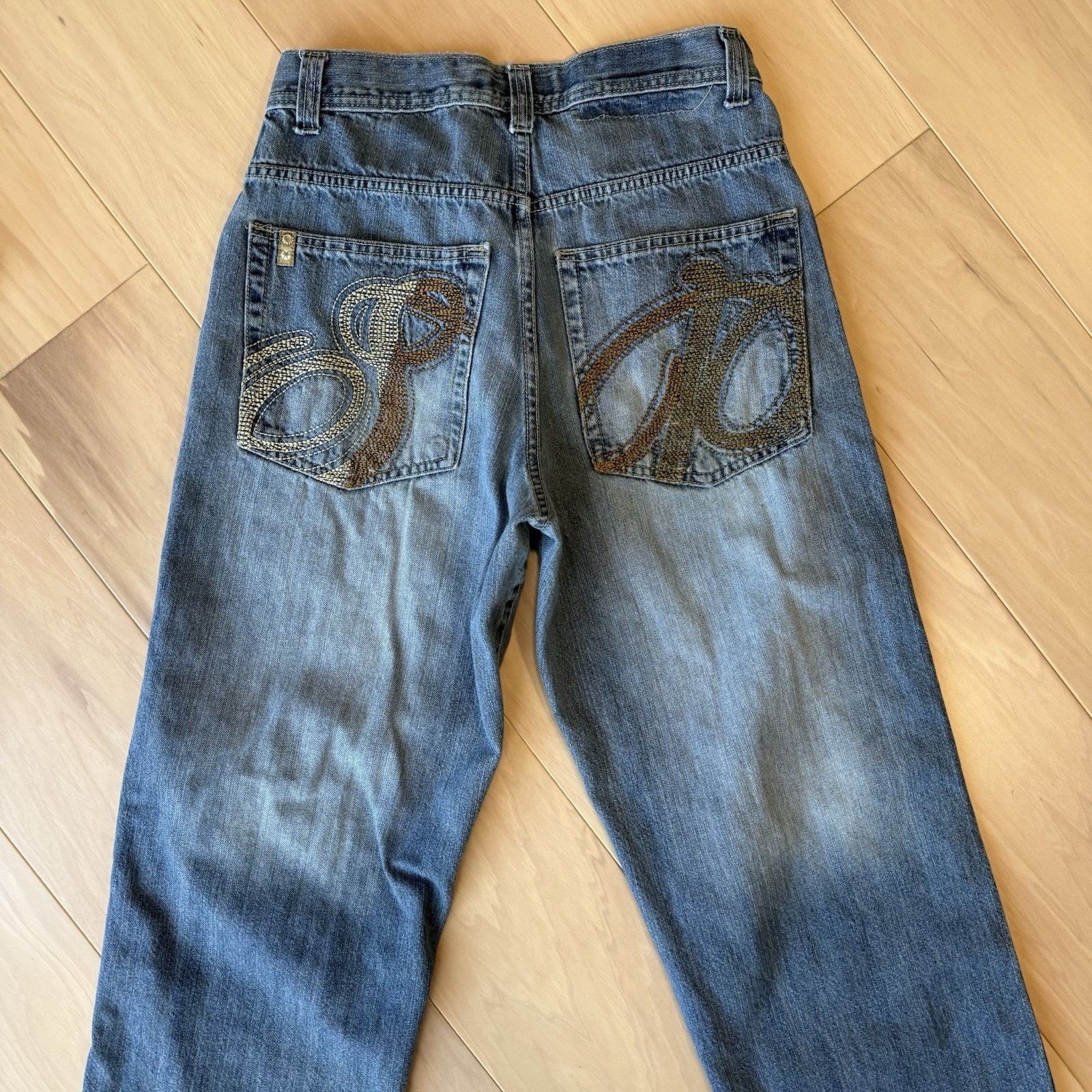 Southpole × Vintage Vintage Southpole Jeans 30 Blue Y2K Baggy Denim Skater Size US 30 / EU 46 - 6 Thumbnail