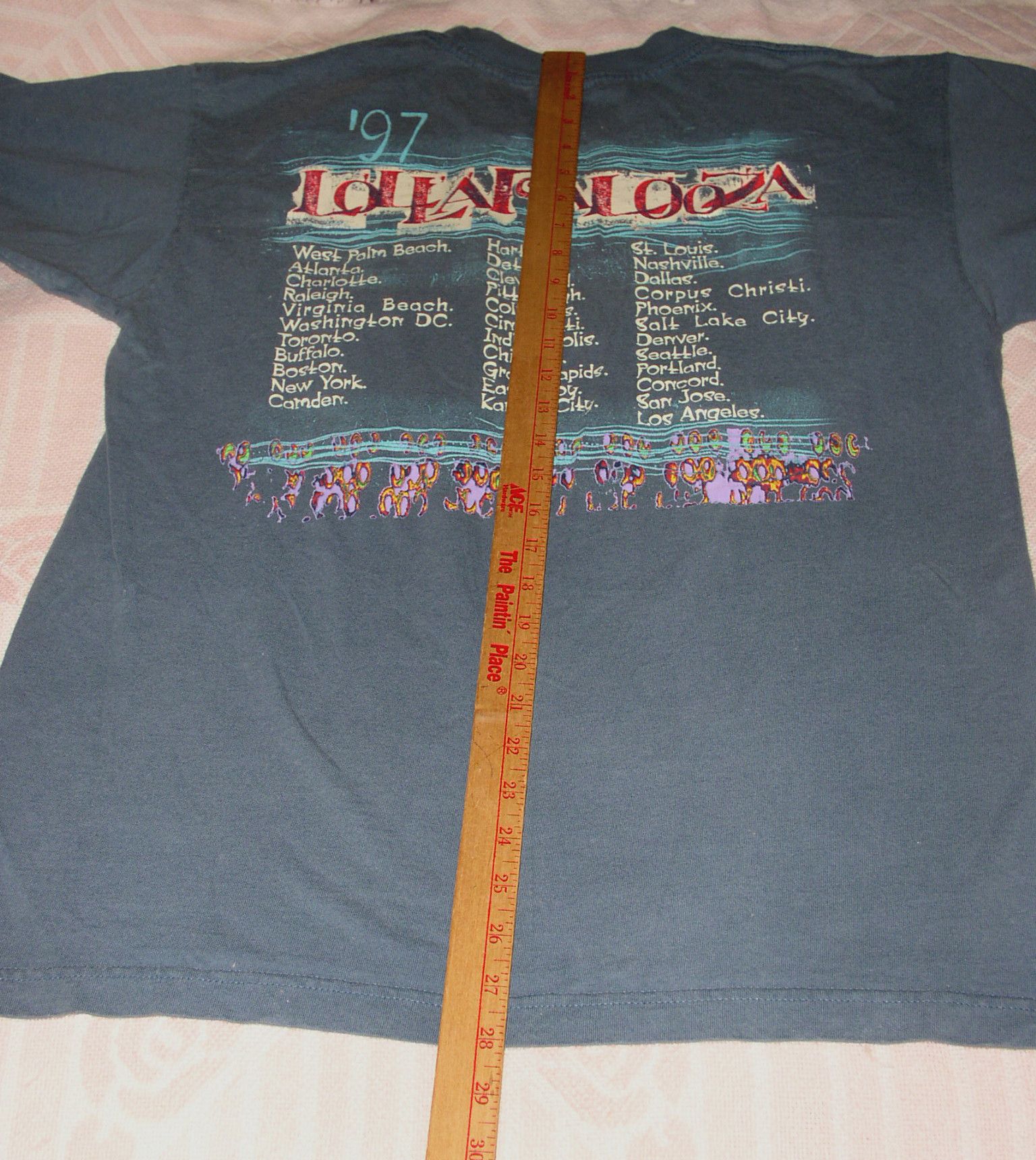 Band Tees LOLLAPALOOZA CONCERT TOUR T SHIRT VINTAGE 1997 Size US L / EU 52-54 / 3 - 9 Thumbnail