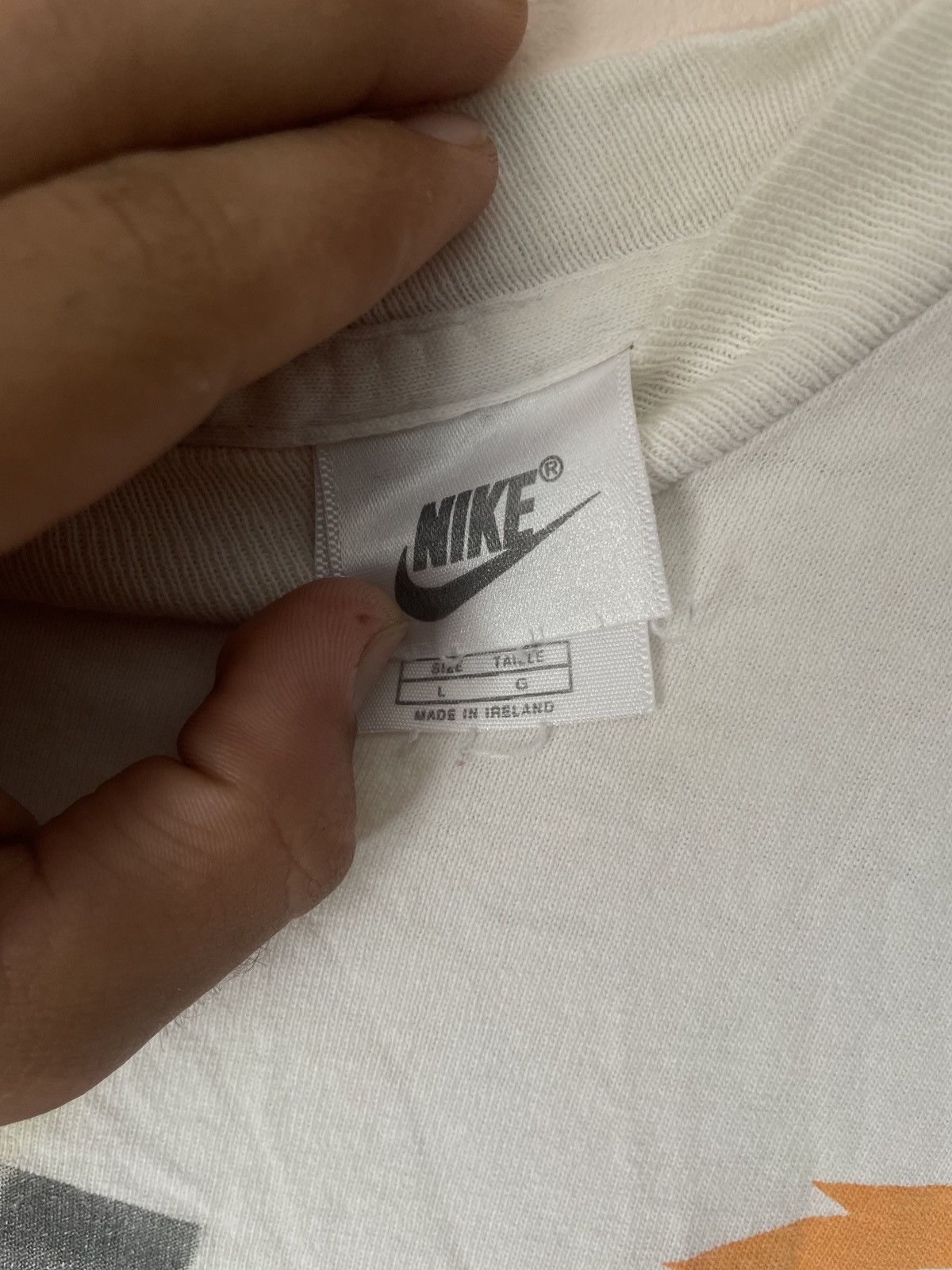 Jordan Brand Vintage 90s Rare Air Jordan Nike Tee Size US L / EU 52-54 / 3 - 10 Thumbnail