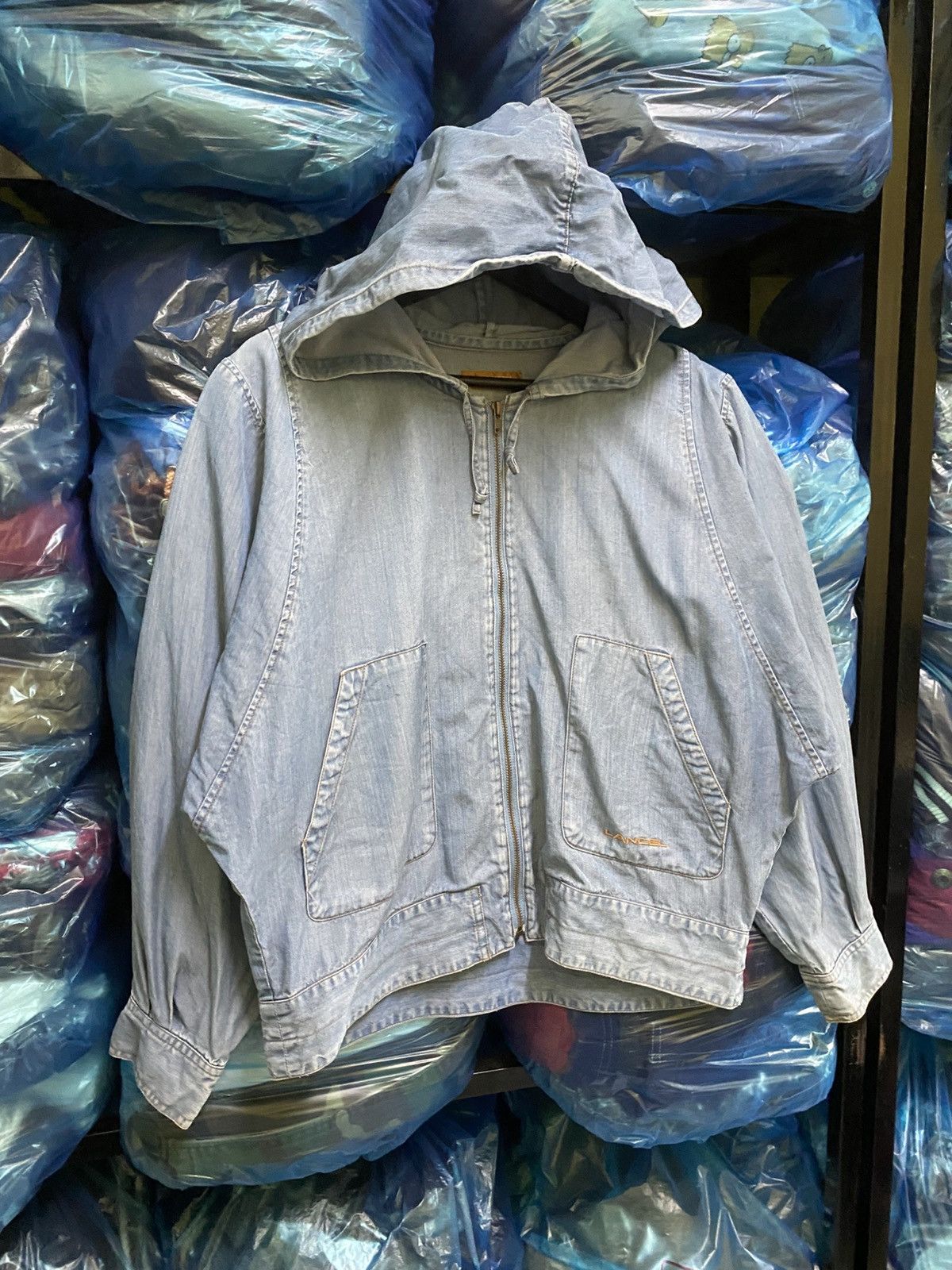 Lancel VINTAGE LANCEL JEANS HOODIE JACKET Size L / US 10 / IT 46 - 3 Thumbnail