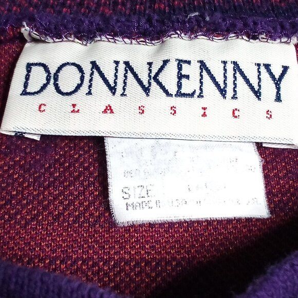 Other Vintage Donnkenny Geometric AOP Crewneck Sweatshirt Size US L / EU 52-54 / 3 - 3 Thumbnail
