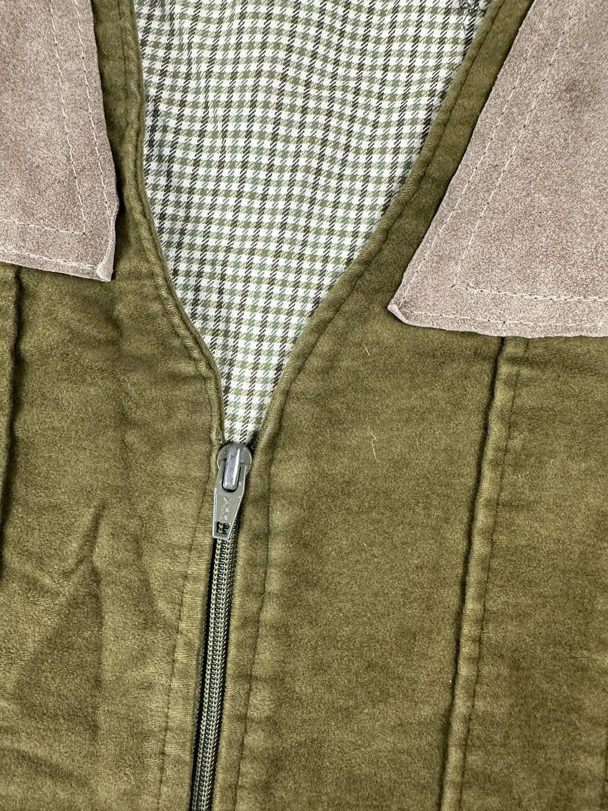 Barbour Barbour Vintage Olive/Green With Suede Shoulder Panels Size US S / EU 44-46 / 1 - 6 Thumbnail