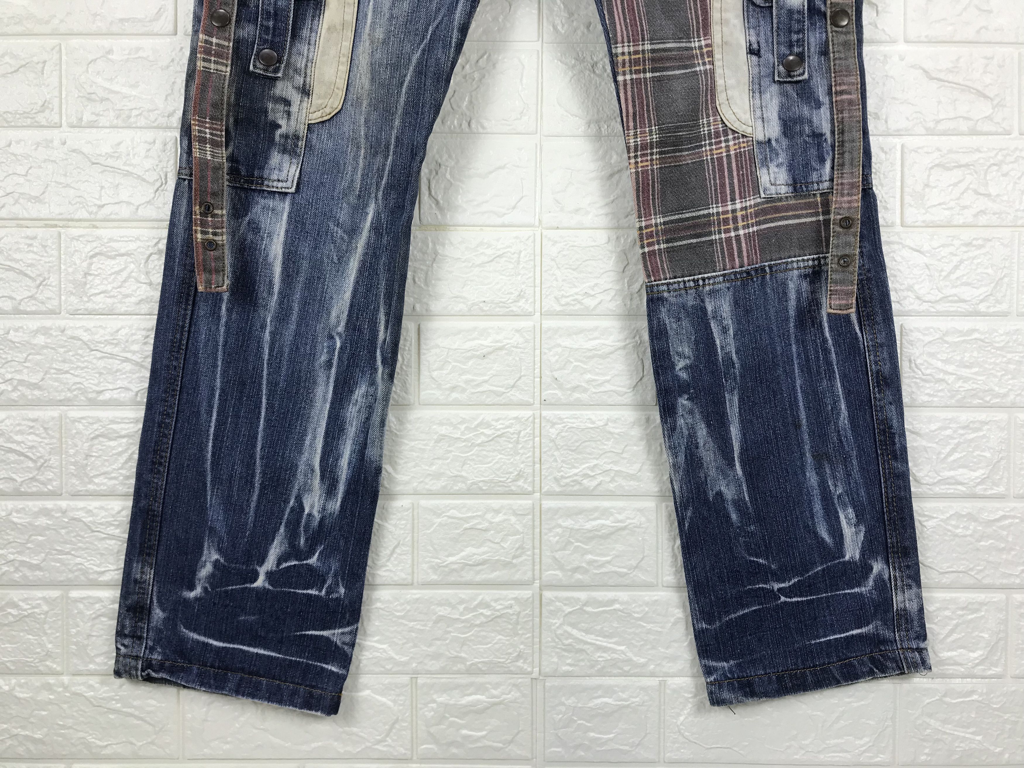 Beauty Beast Vintage Japanese Techno Seditionaries Distressed Cargo Jeans Size US 28 / EU 44 - 4 Thumbnail