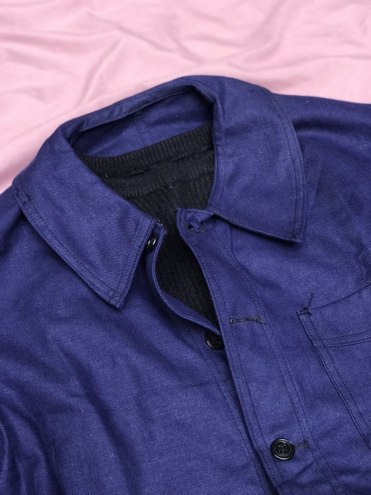 Other LE MONT St.BERNARD VINTAGE GENUINE FRENCH CHORE COAT Size US M / EU 48-50 / 2 - 7 Thumbnail