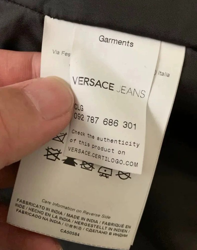 Versace Versace Men's lambskin leather jacket Size US XL / EU 56 / 4 - 3 Thumbnail
